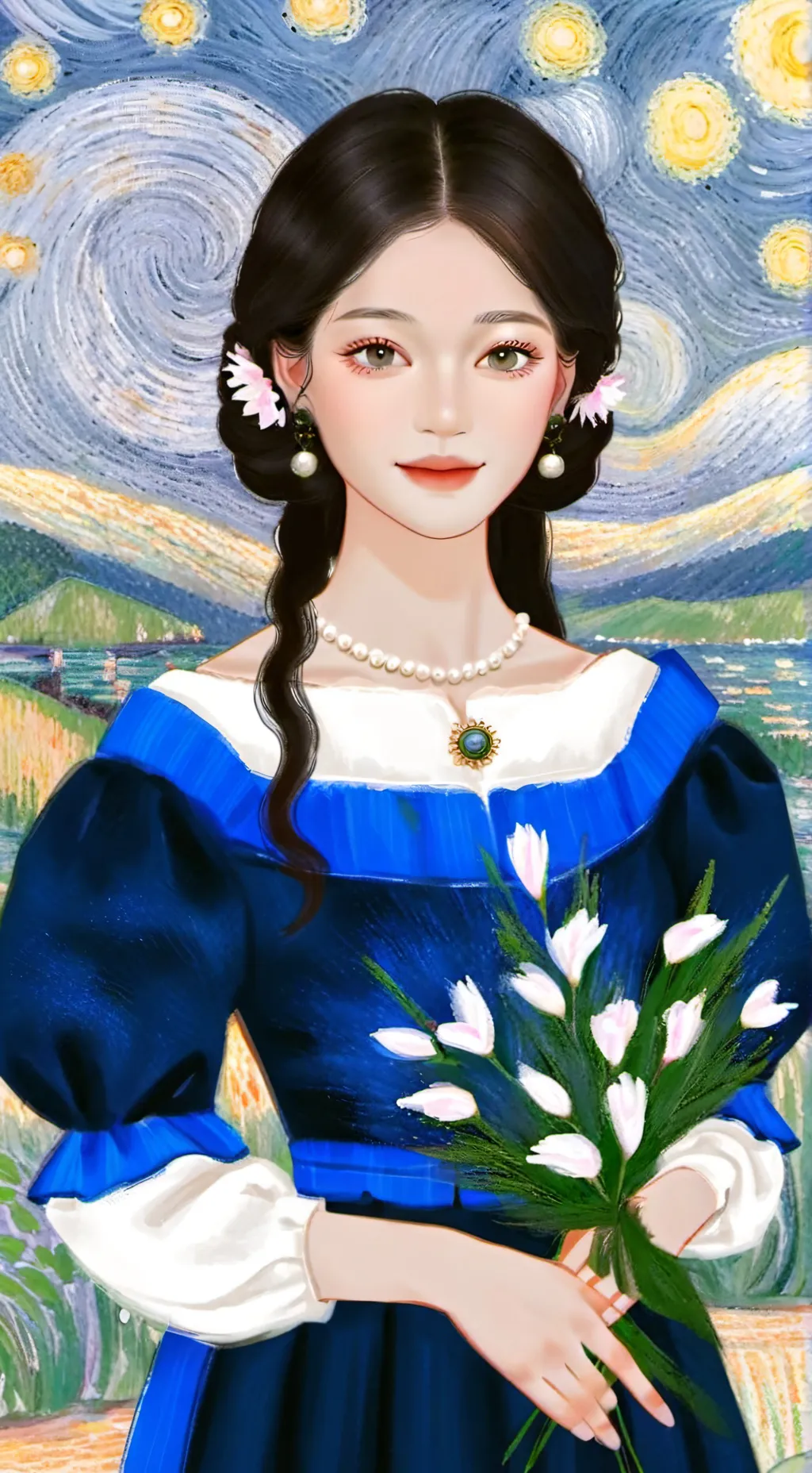 ai character: emilia background