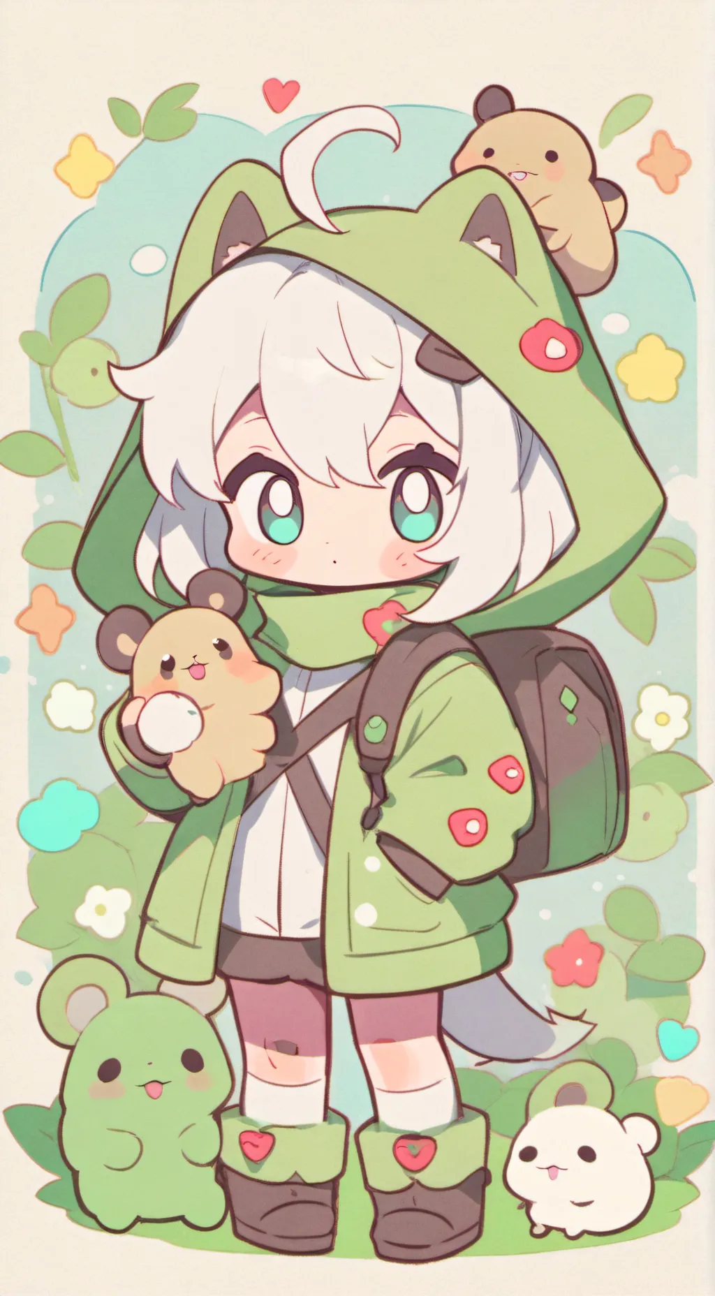 ai character: New critter background