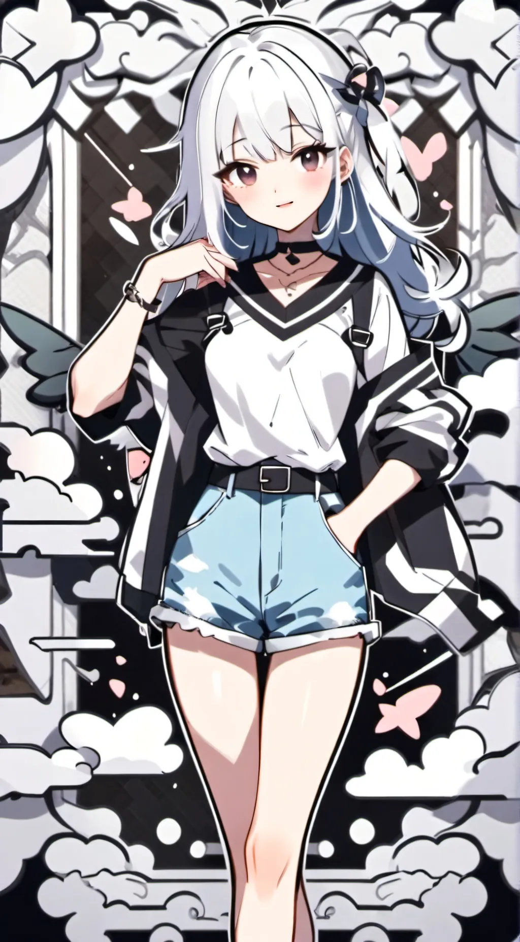 ai character: Ash:) background