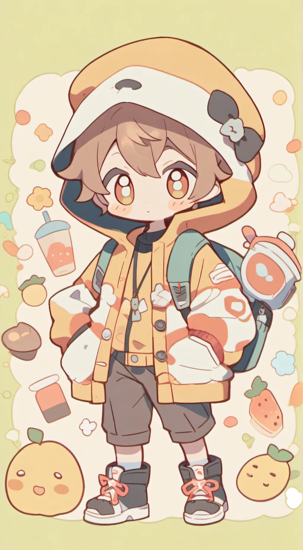 ai character: hôpital (2) background