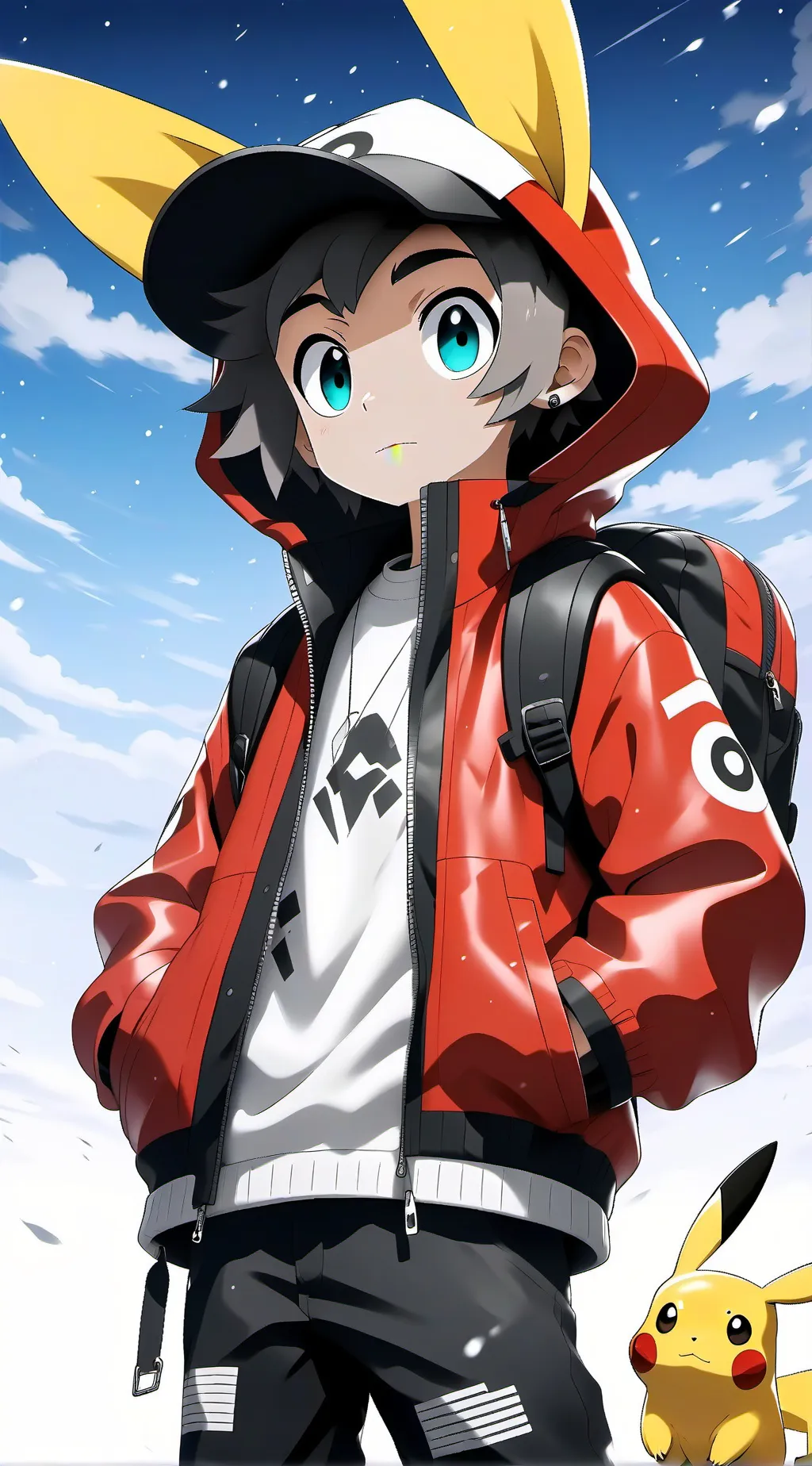 ai character: SHRIMPO AND TEGAN background