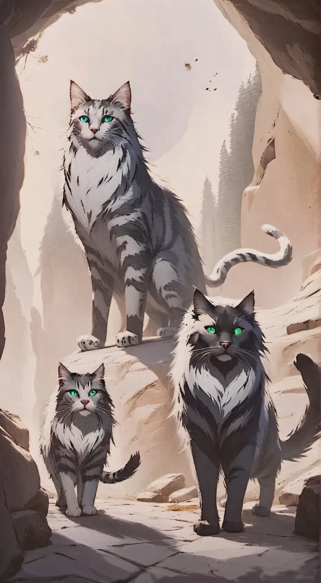 ai character: Misty background