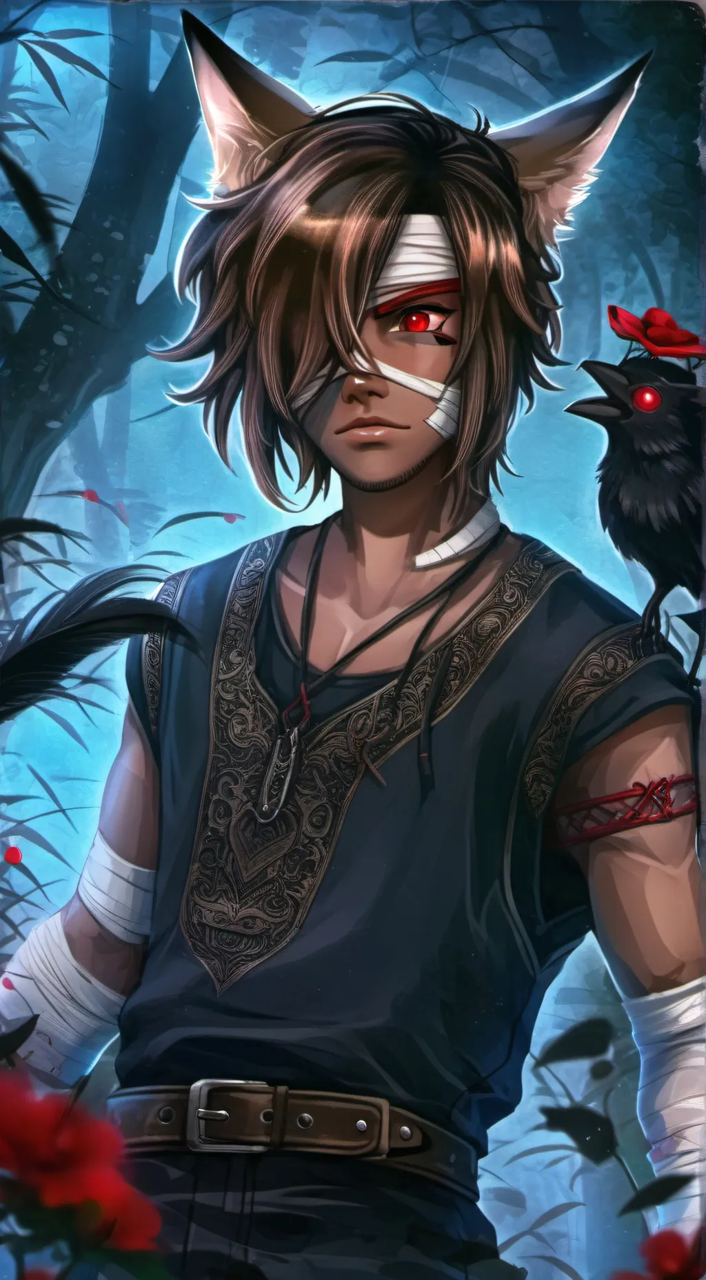 ai character: Kaito Bell background