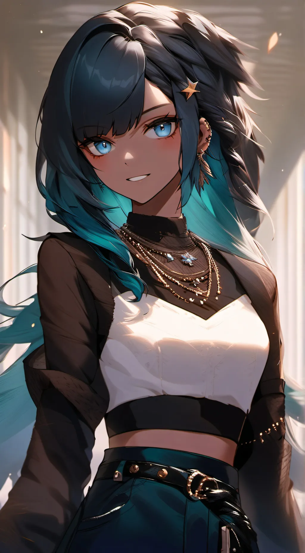 ai character: 🎤Roxy💙 background