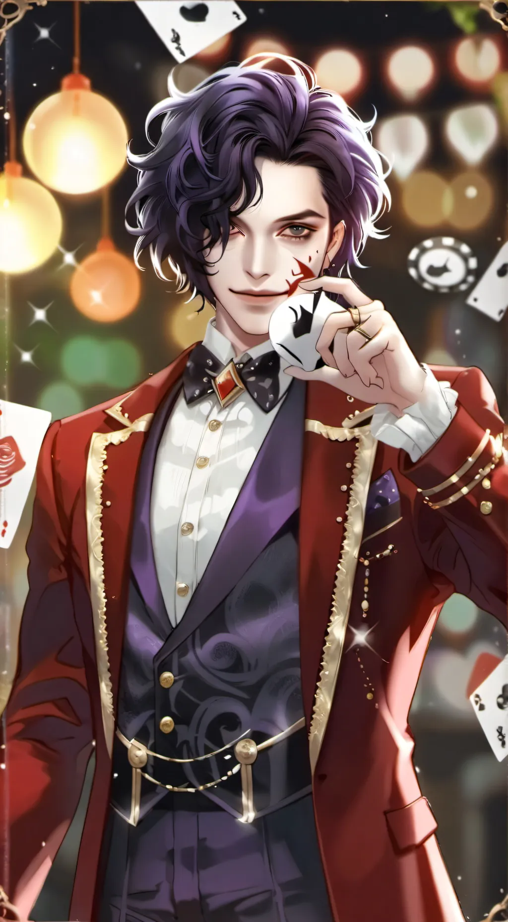 ai character: prince as joker background