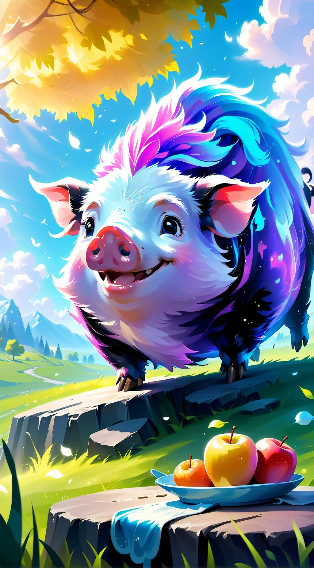 ai character: cerdo background