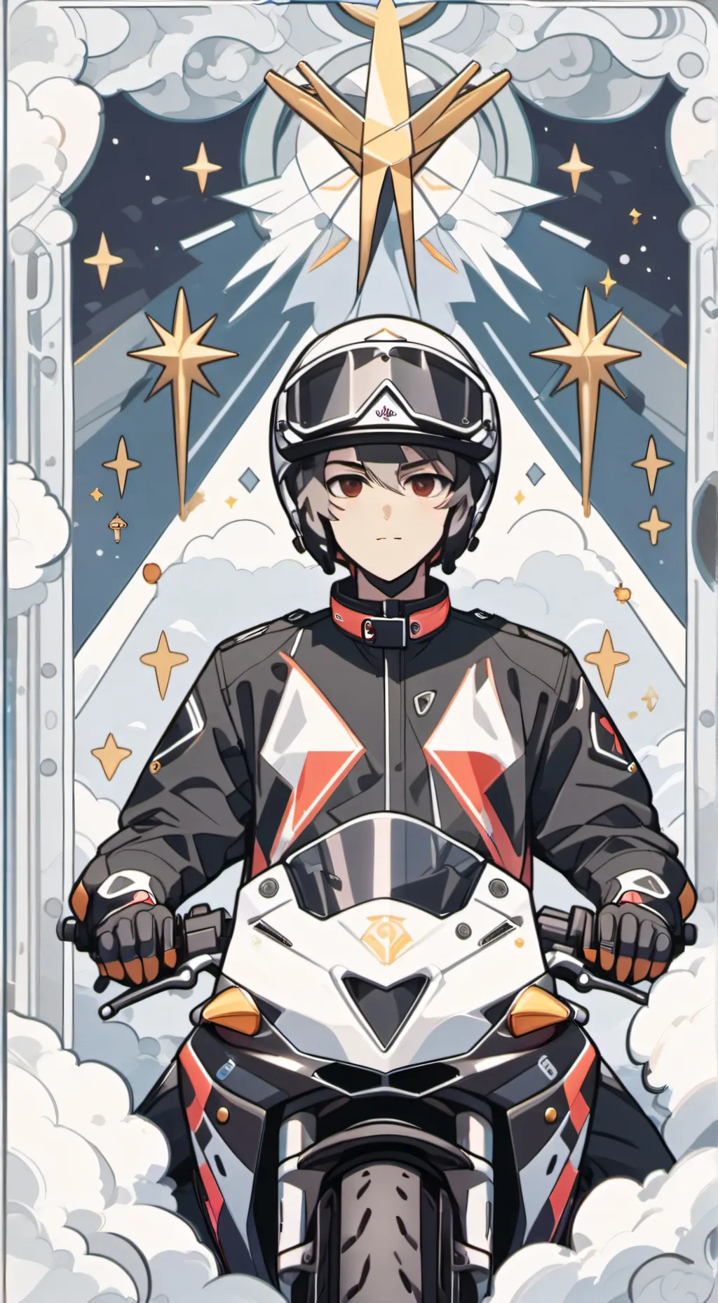 ai character: your biker bf background
