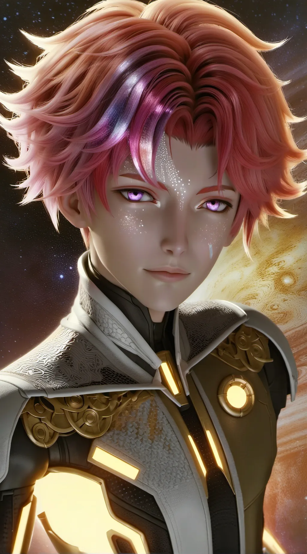 ai character: Stellar background