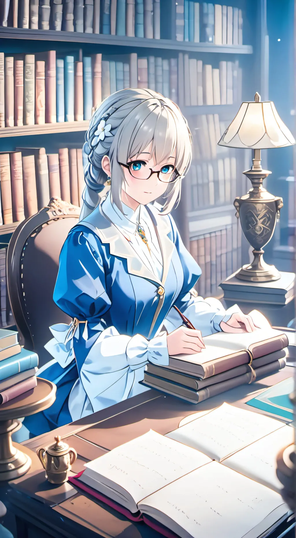 ai character: тетя Зина background