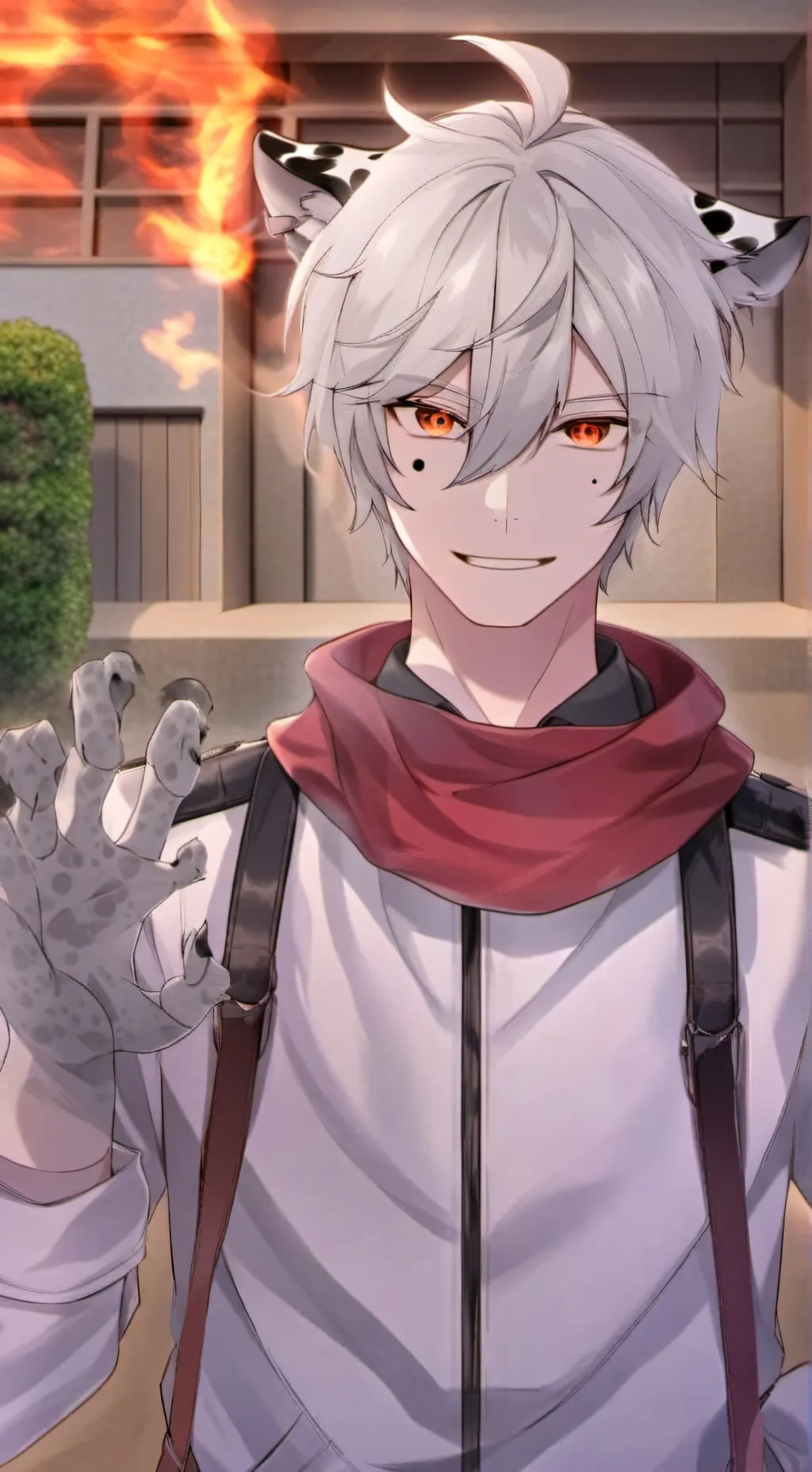 ai character: Dalmata Fantasma background