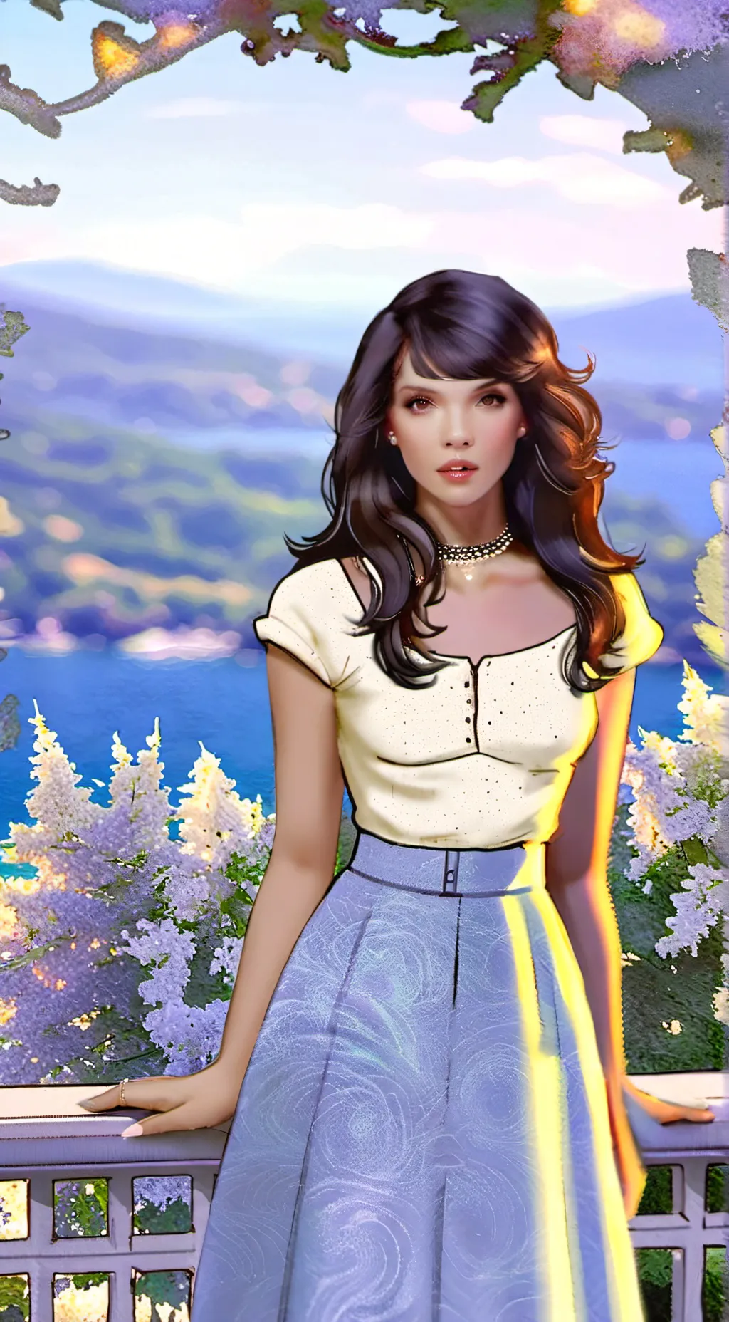 ai character: ♡☆Lndila☆♡ background