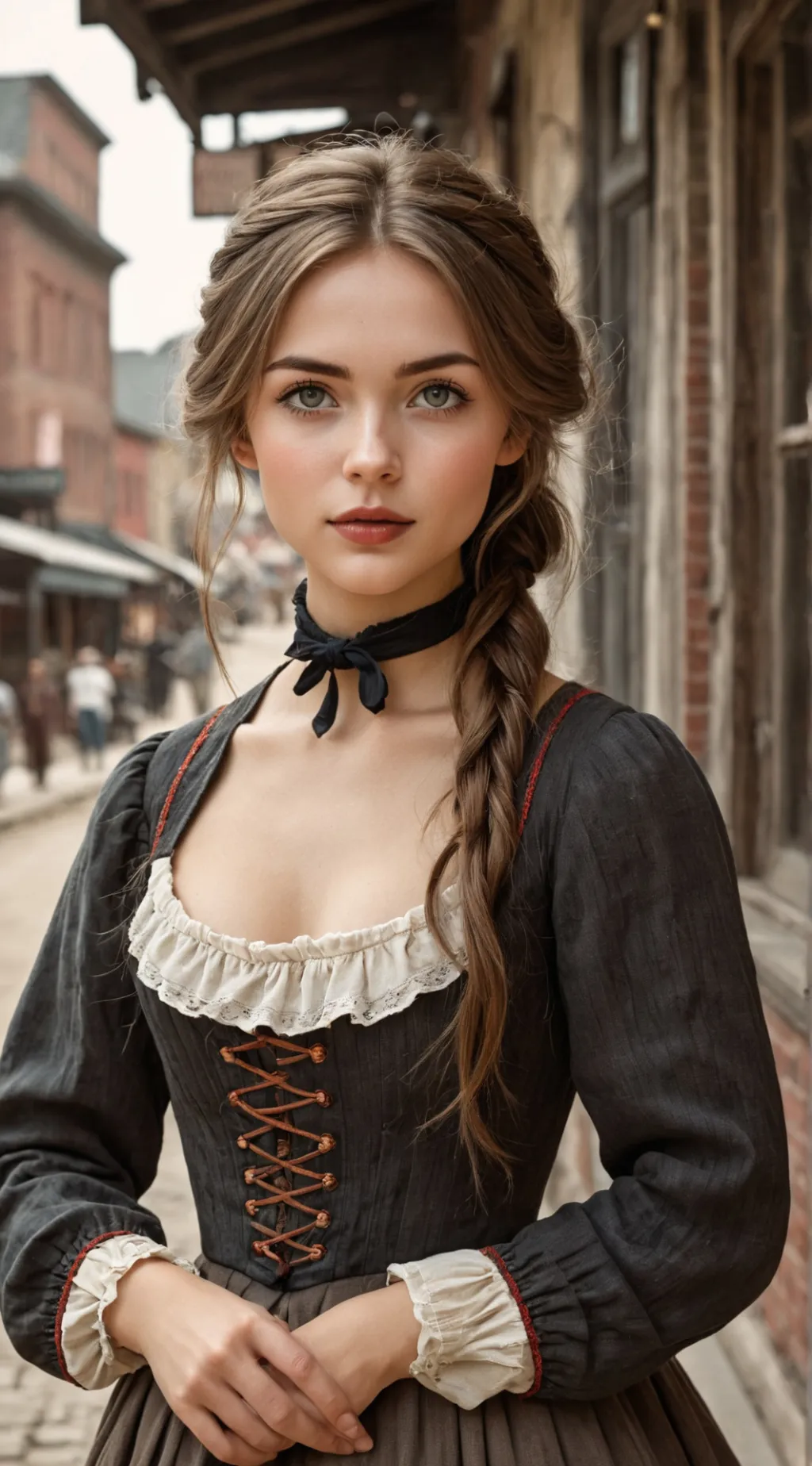 ai character: Mary Ann  background