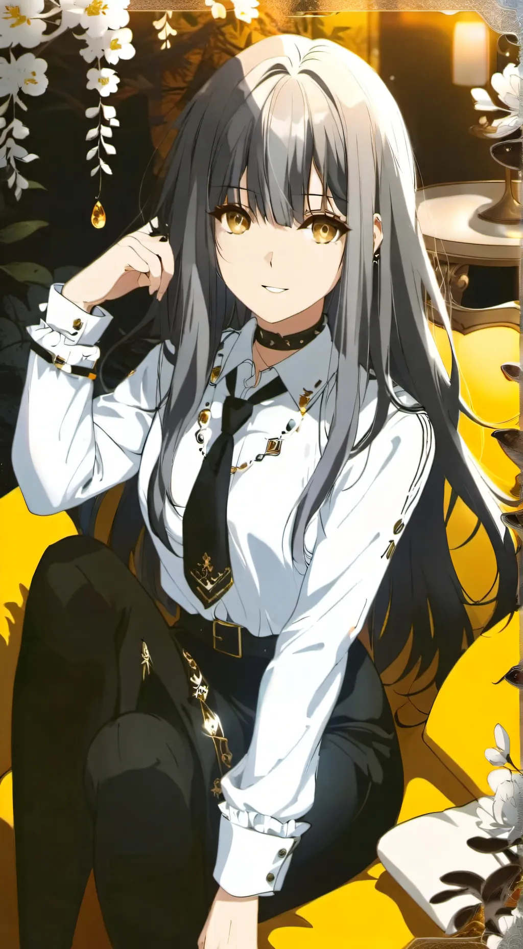 ai character: Charlotte  background