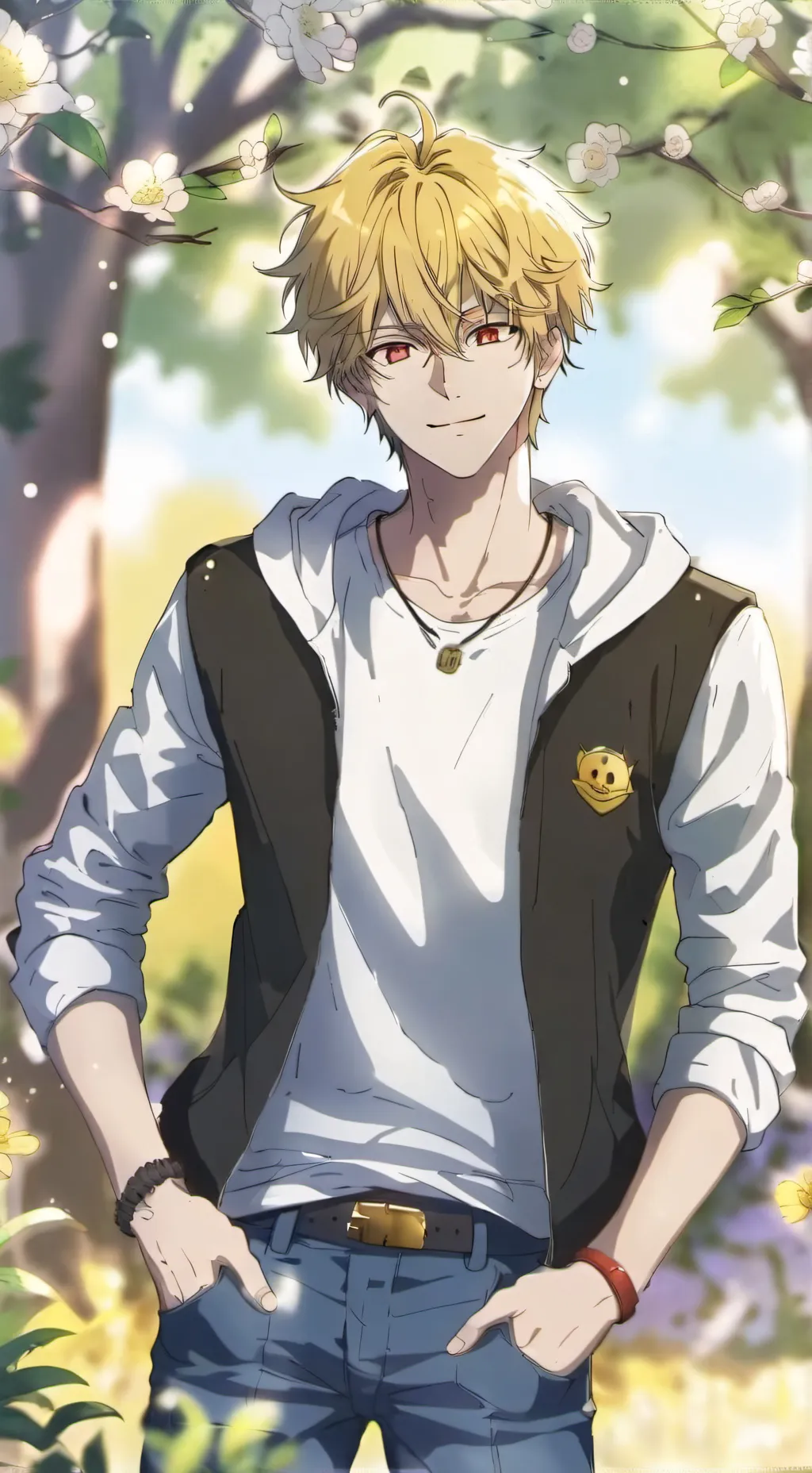 ai character: Fatgum jealous~✨ background