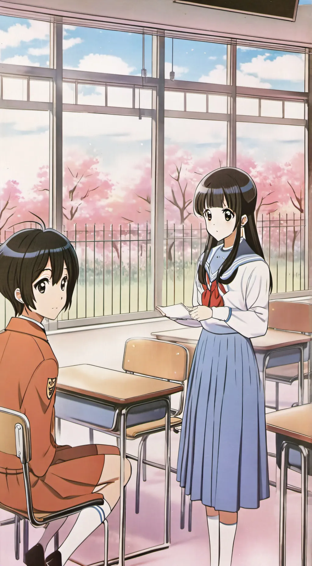 ai character: Music club RPG background