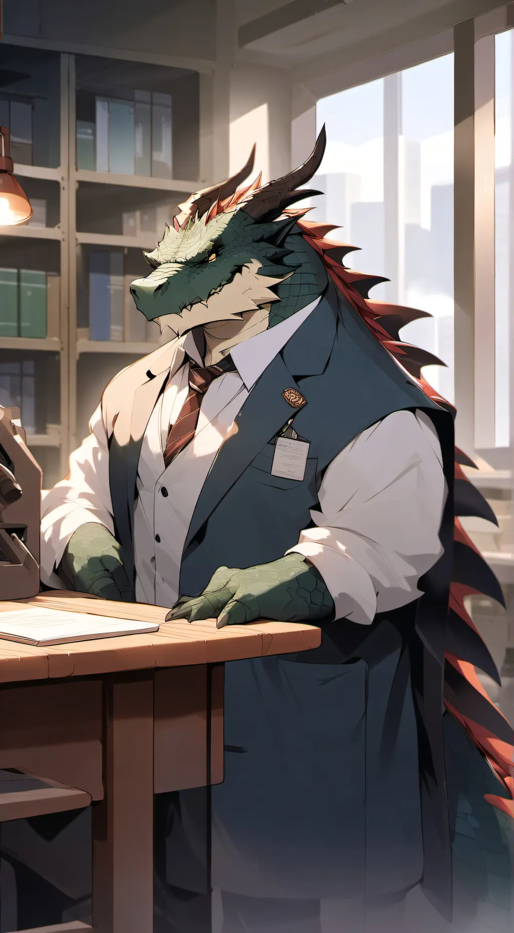 ai character: Professor Skareak background