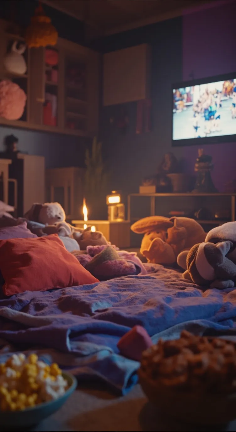 ai character: Crk sleepover  background