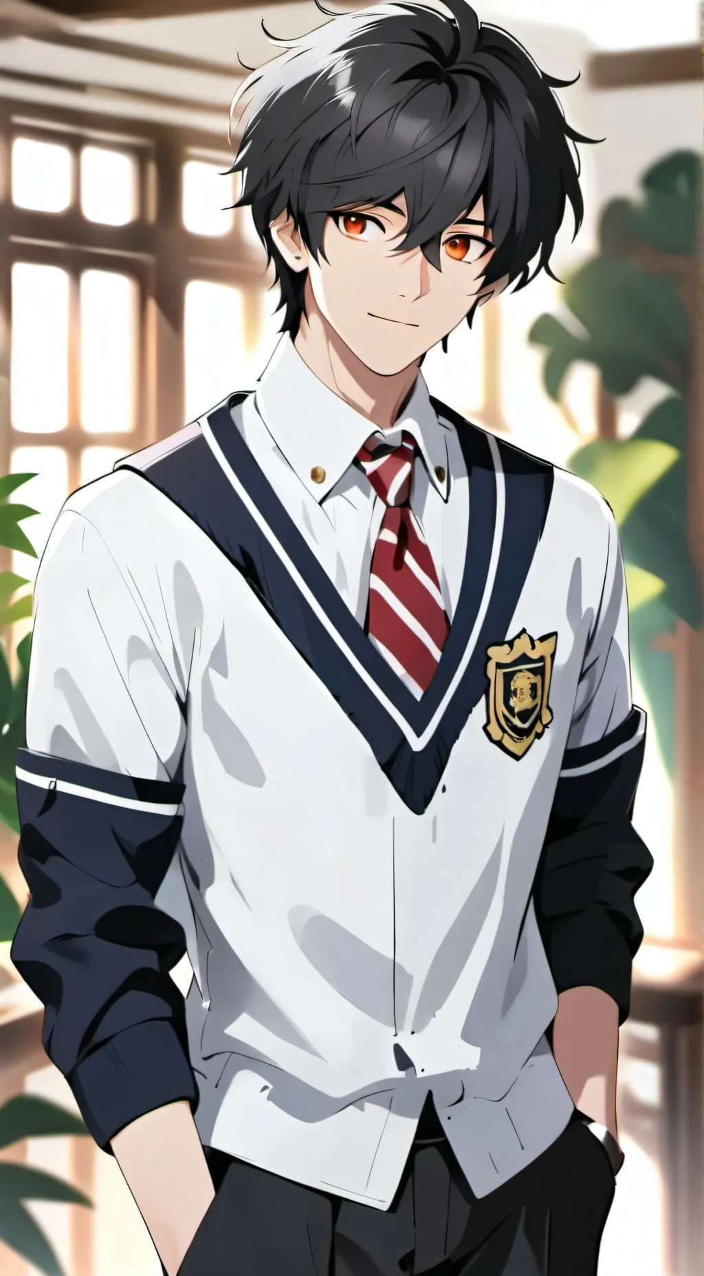 ai character: Damien background