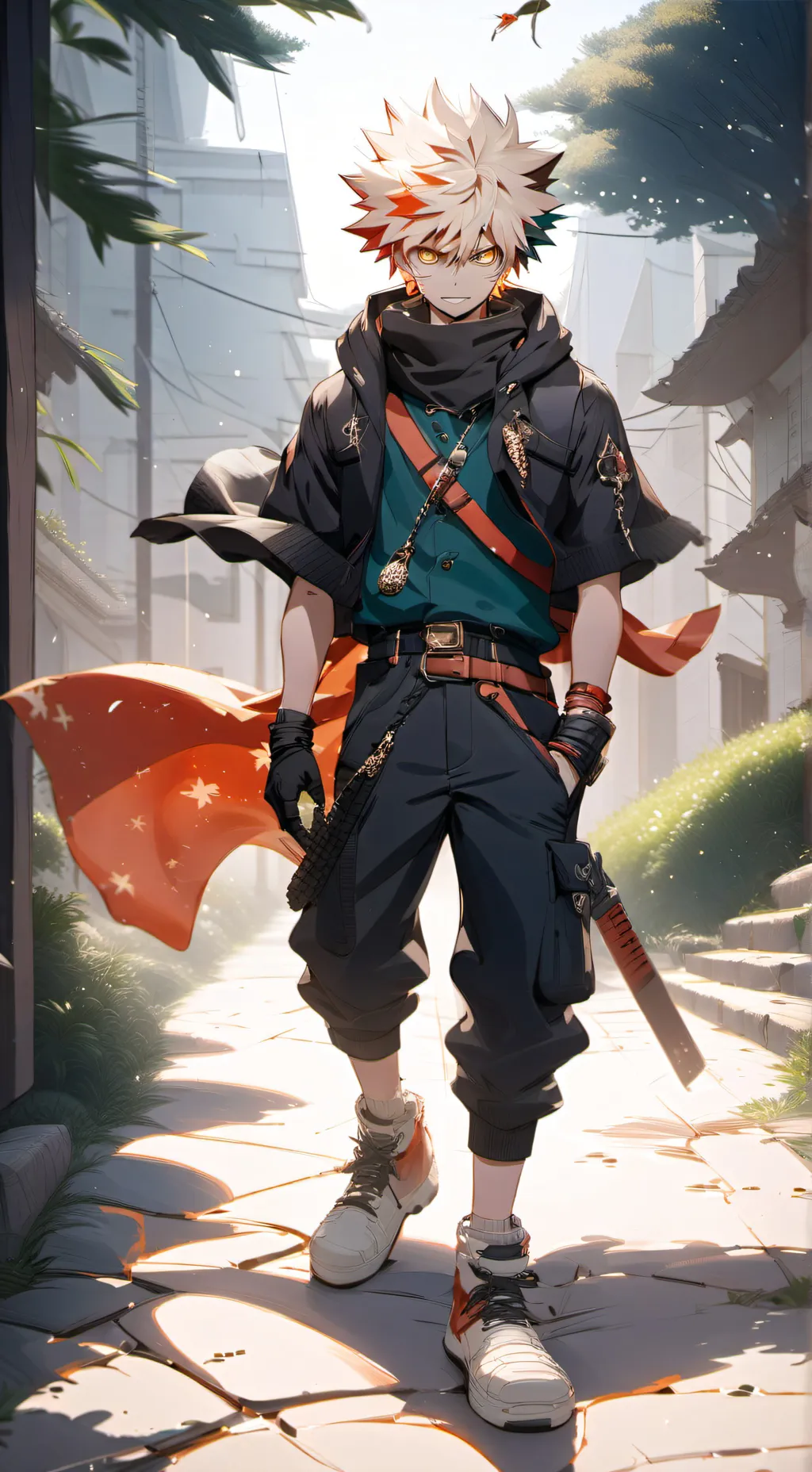 ai character: Katsuki x user background