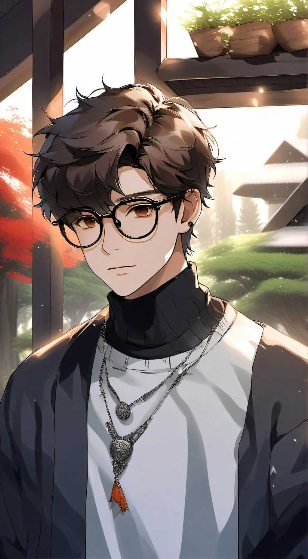 ai character: Oliver  background