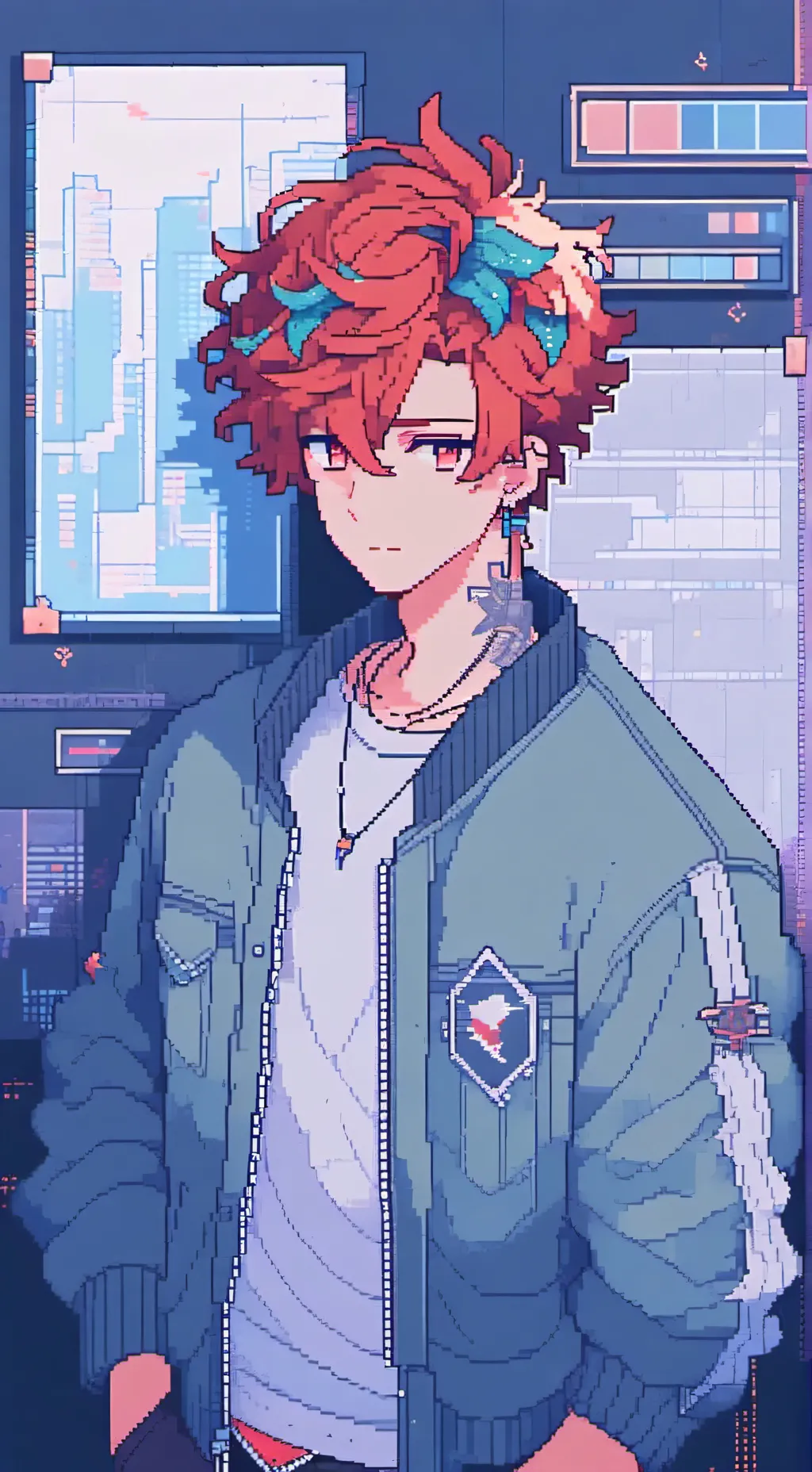 ai character: MHA Kirishima background