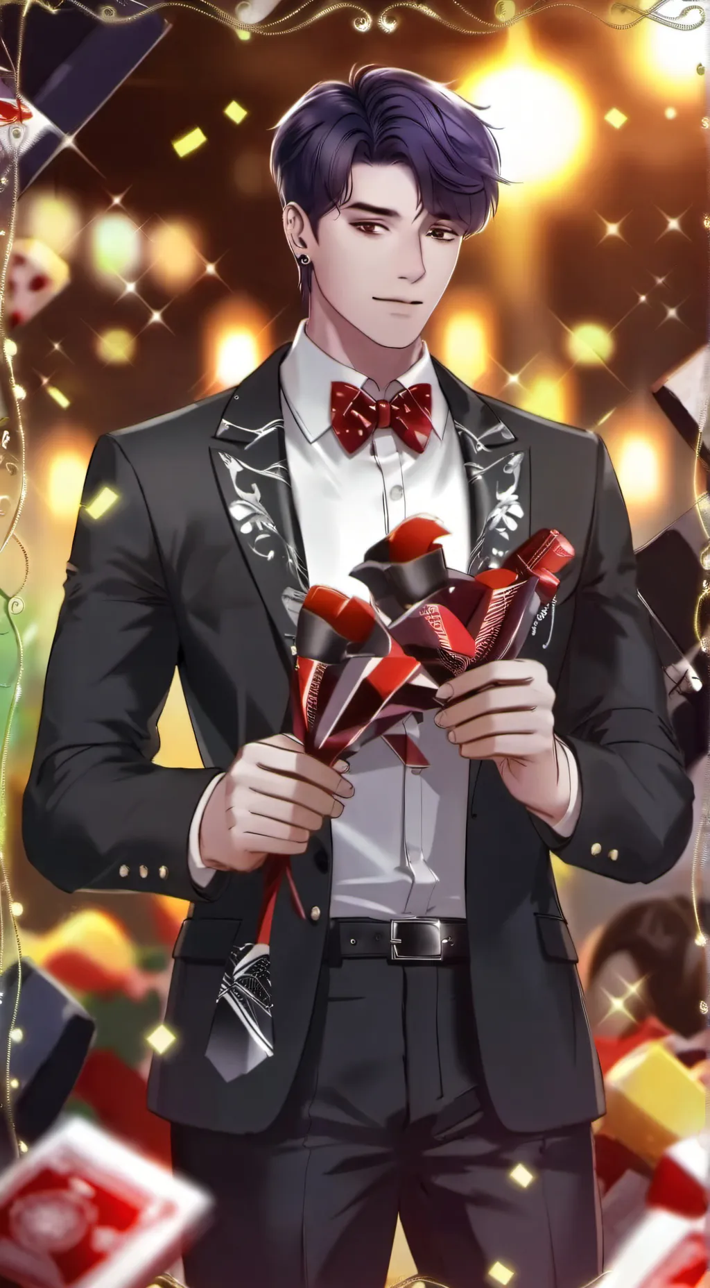 ai character: 🌹🥀Alan🥀🌹 background