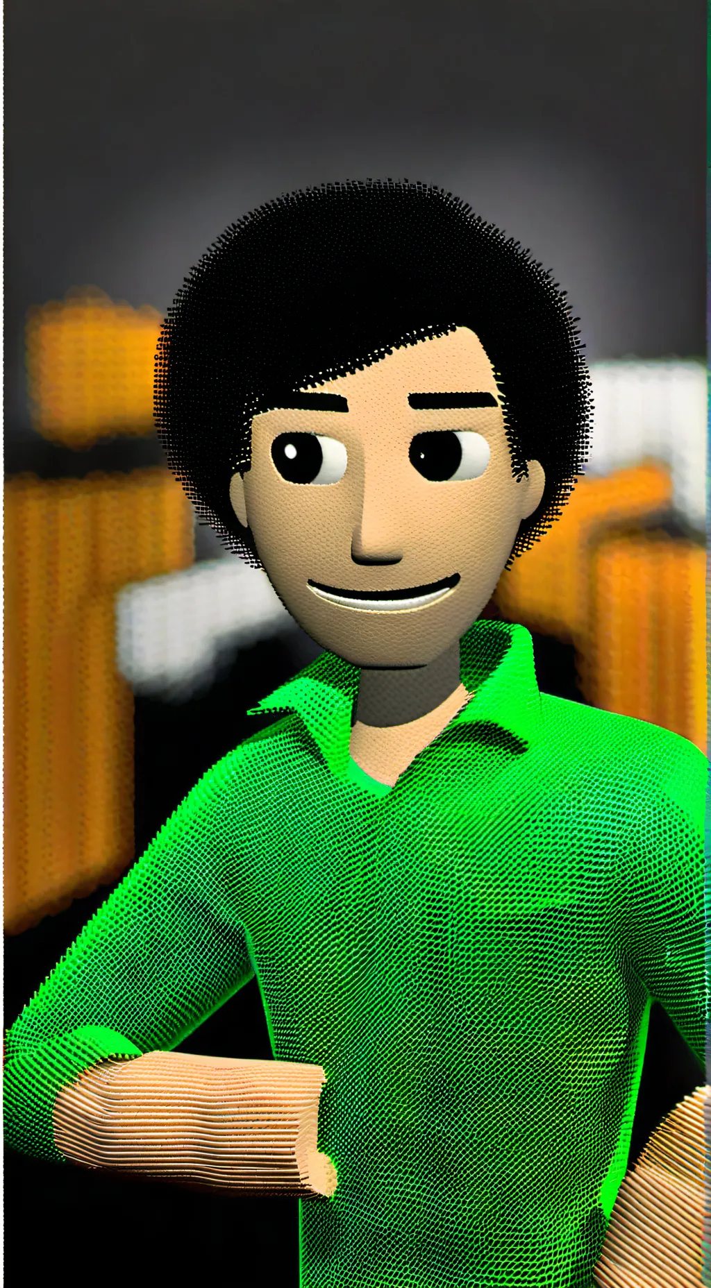 ai character: Back in the days background