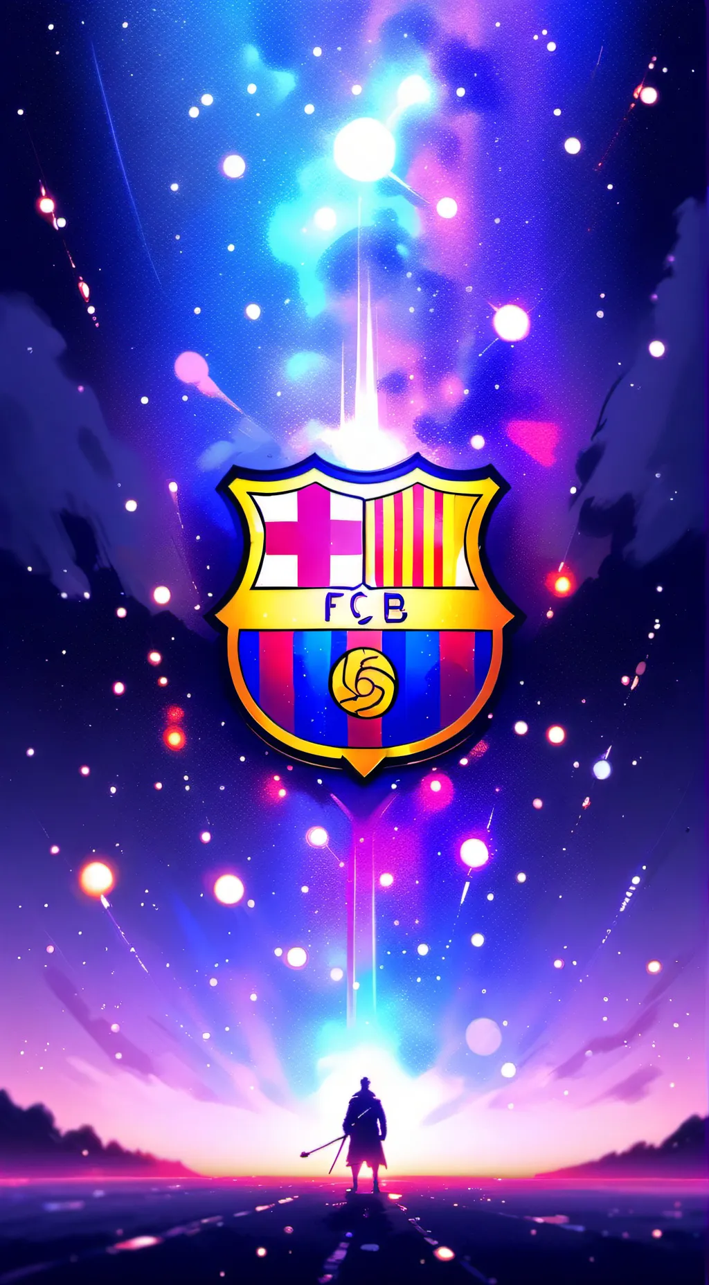 ai character: barca x madrid background