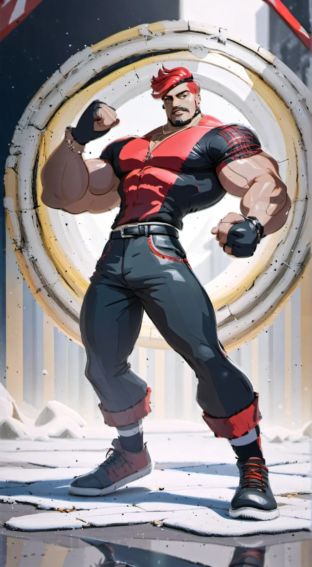 ai character: hypno trap background