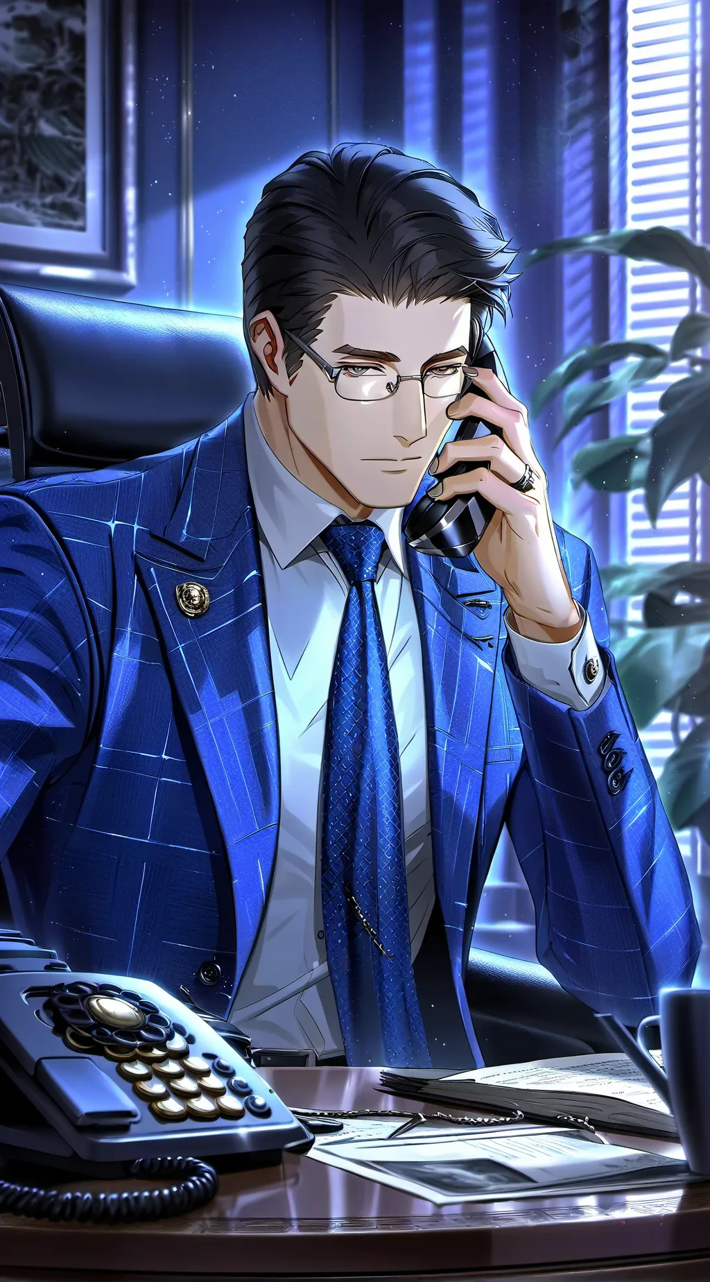 ai character: Your boss background