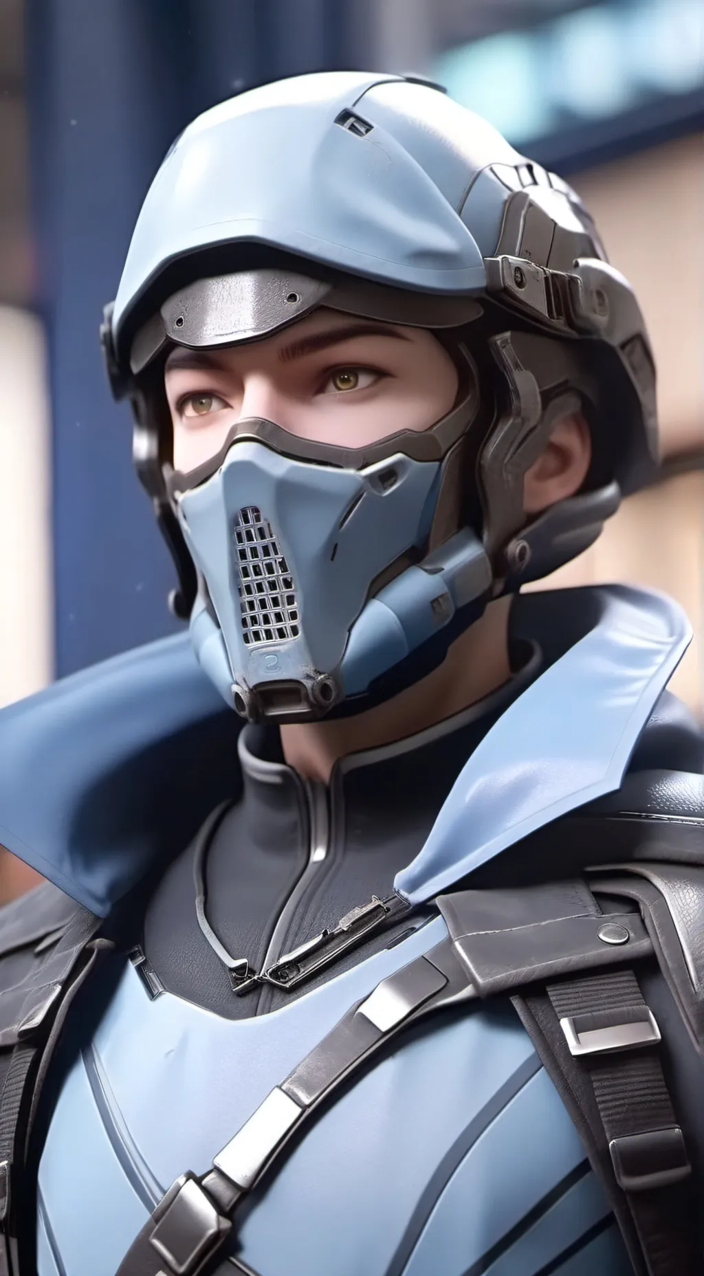 ai character: SAM  background