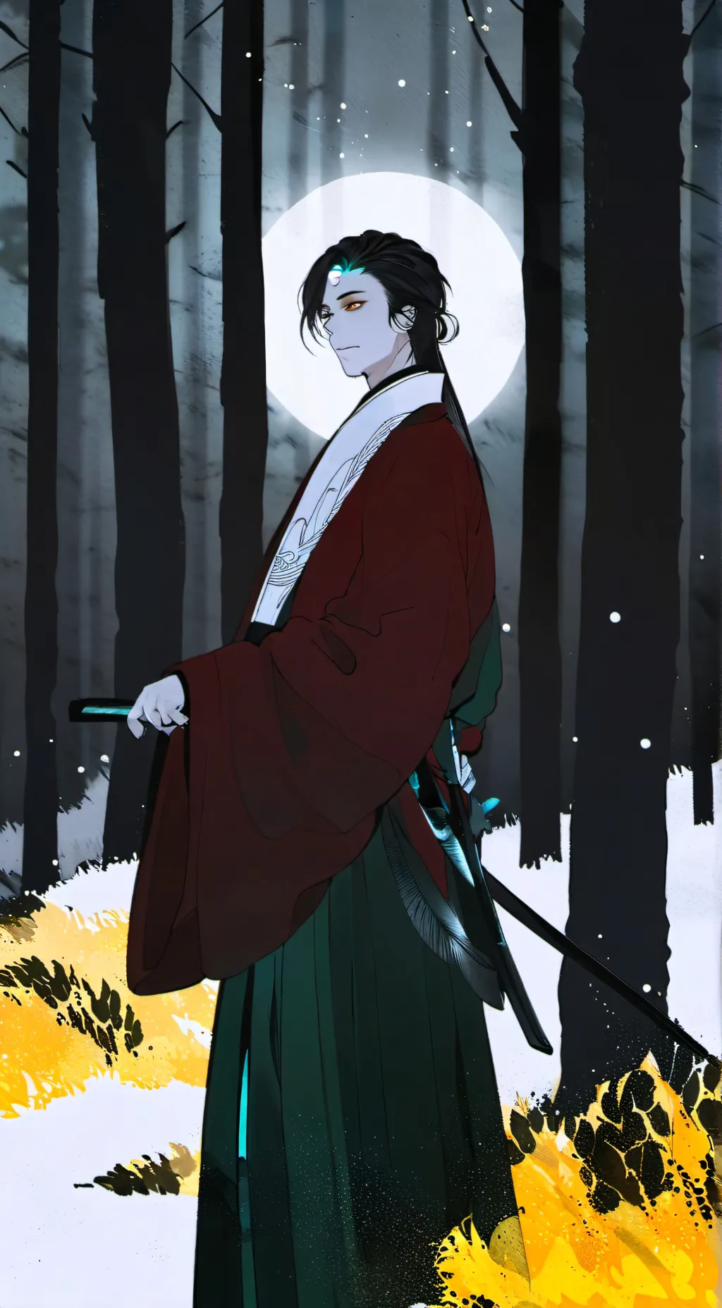 ai character: Tomioka Giyu Kny background