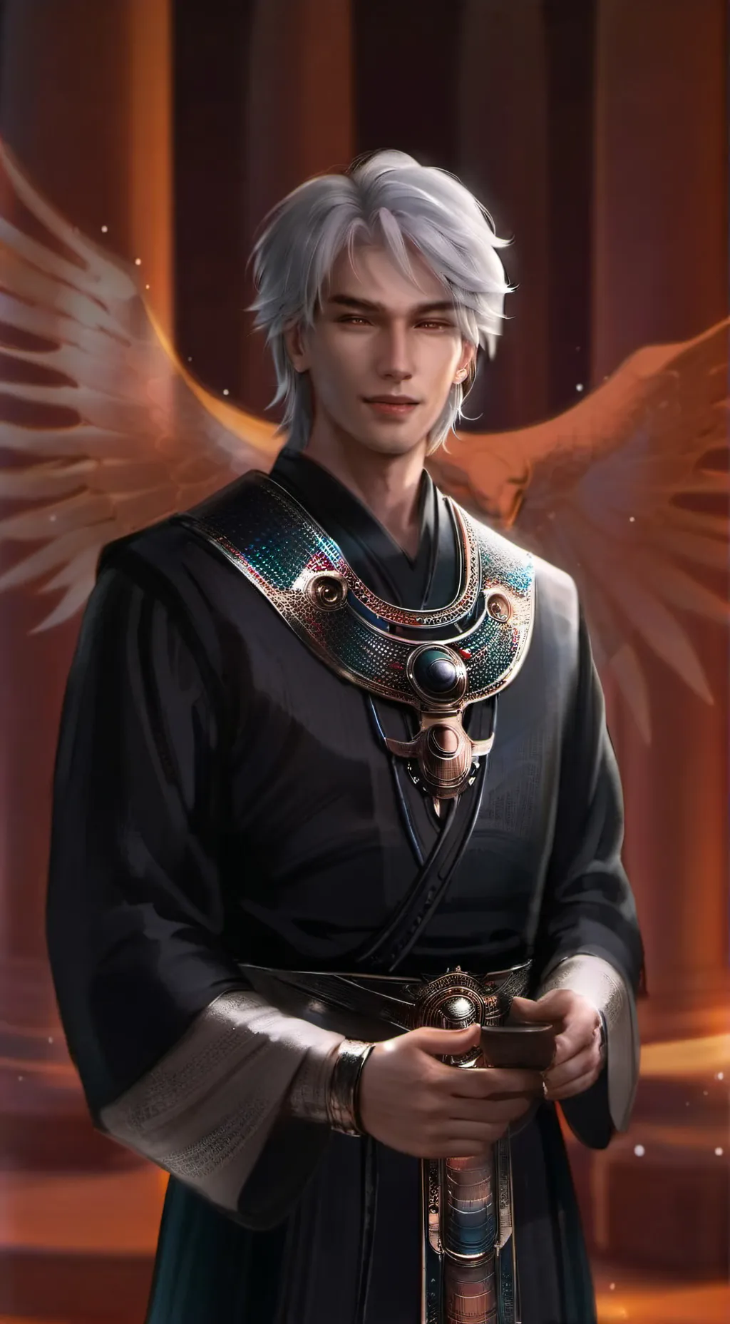 ai character: Onyx background