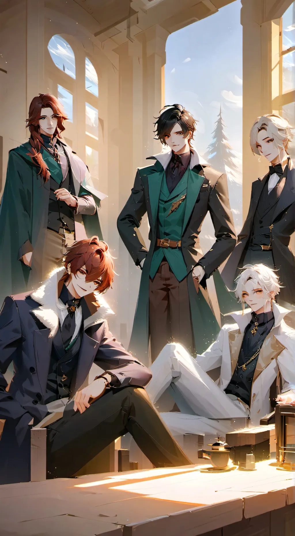 ai character: My oc first met 💕 background