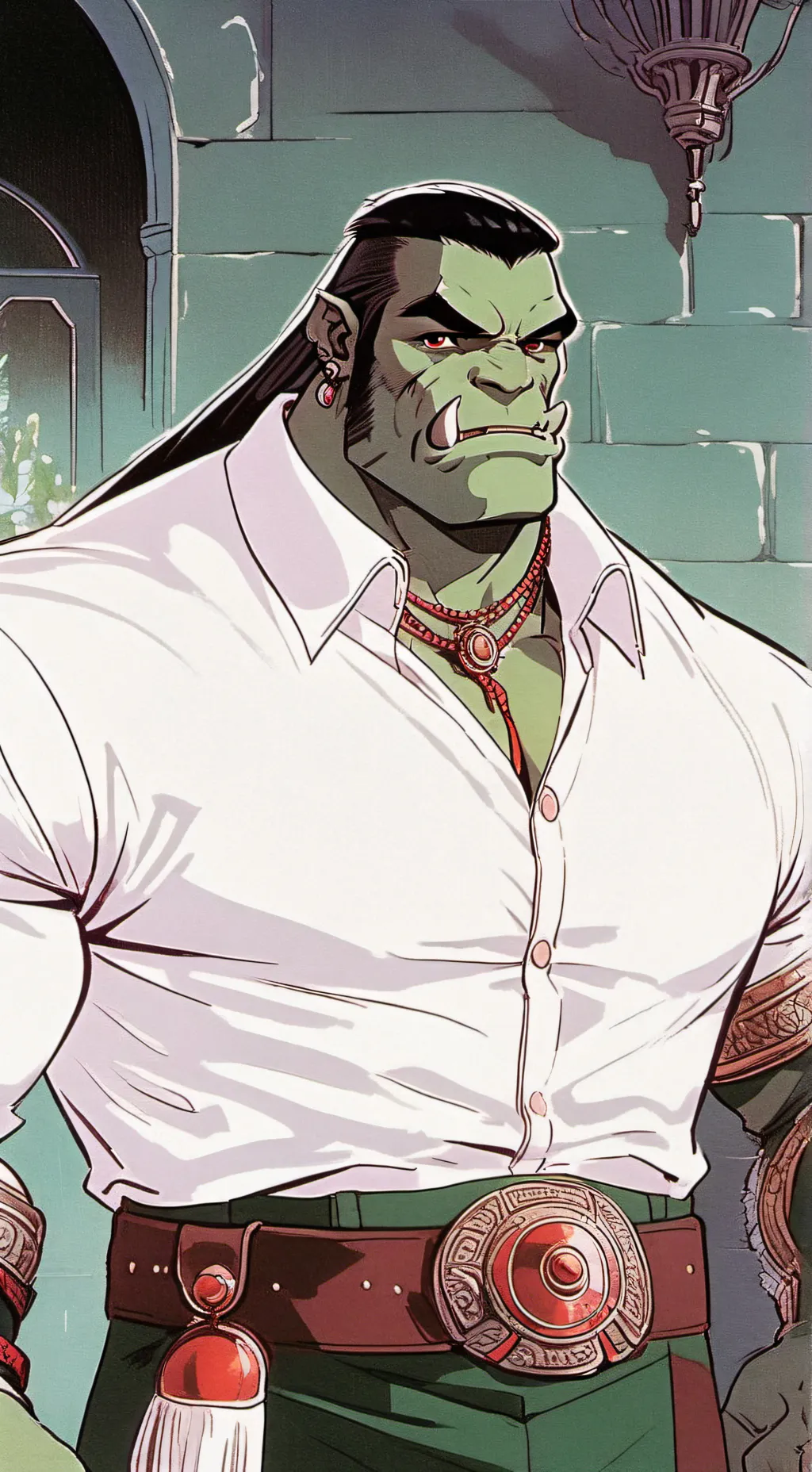 ai character: Ivory  background