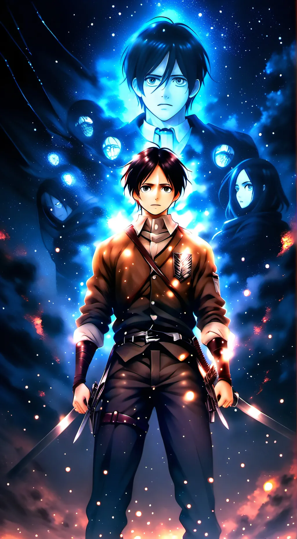 ai character: eren yeger background