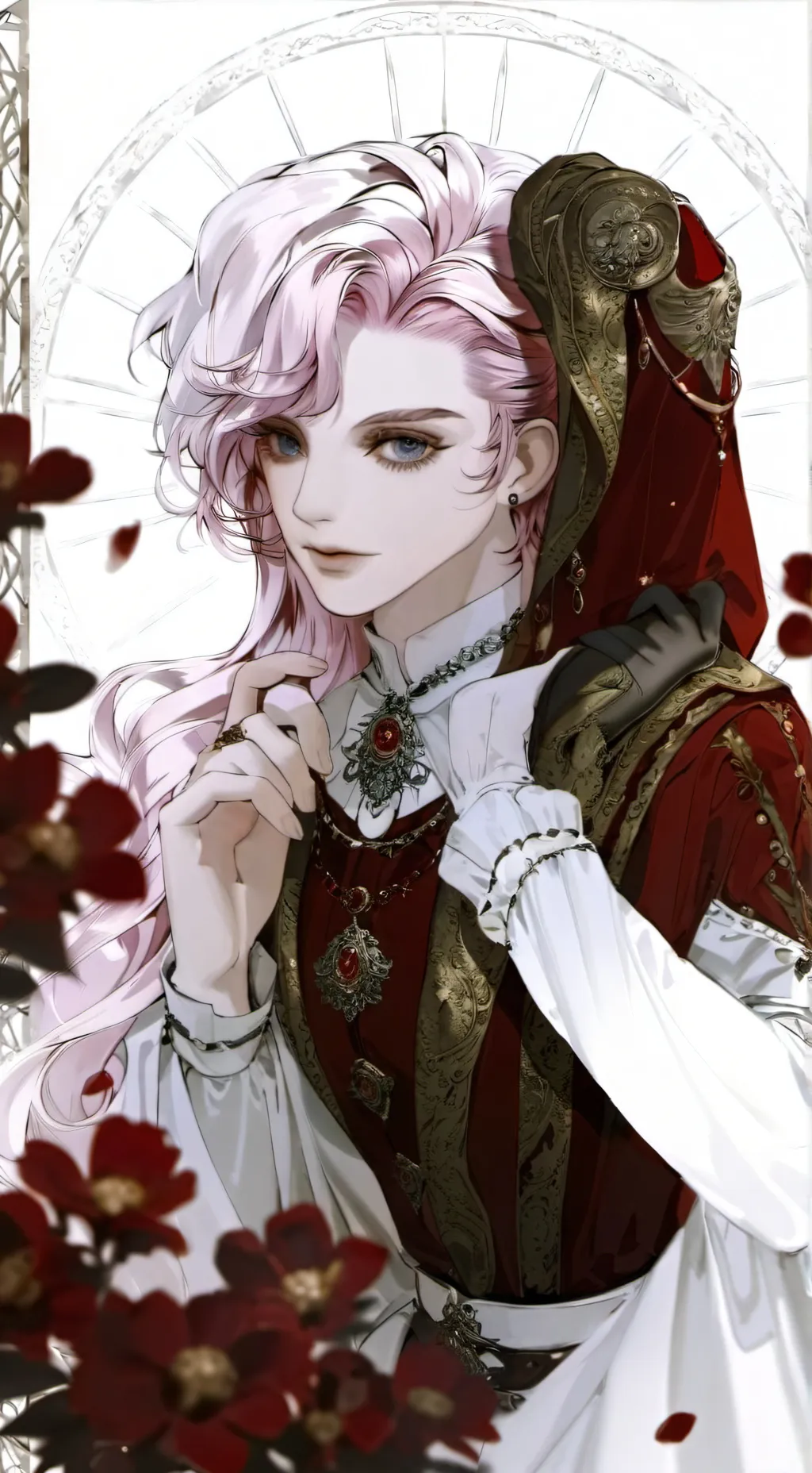 ai character: Scarlet rosentime  background