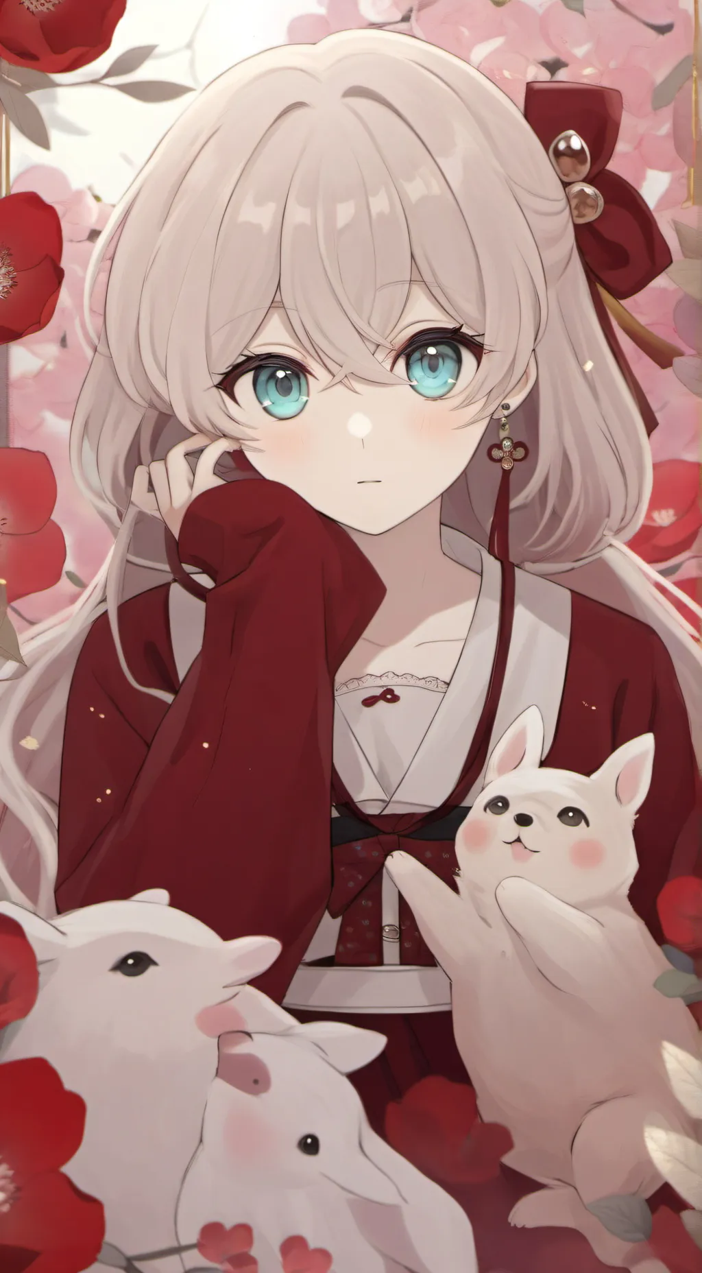 ai character: Cherry 🍒 background