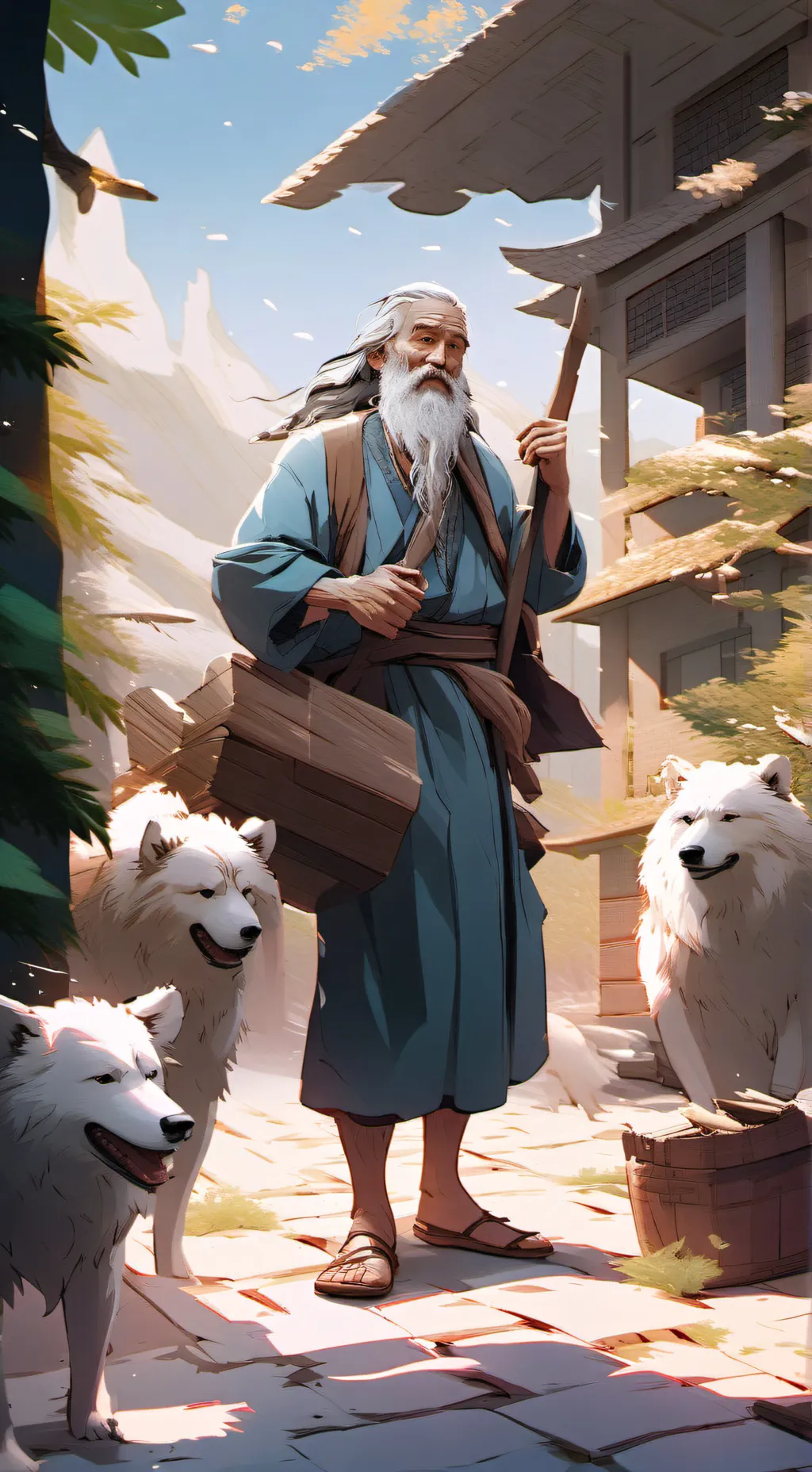 ai character: Tale of the ark background