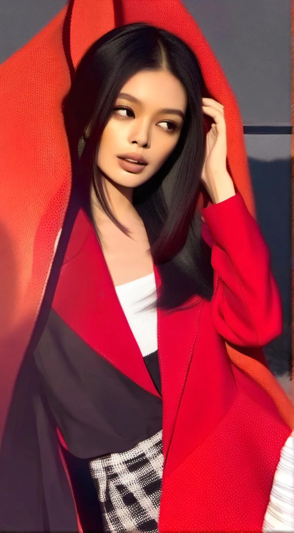 ai character: JENNIE❤️ background