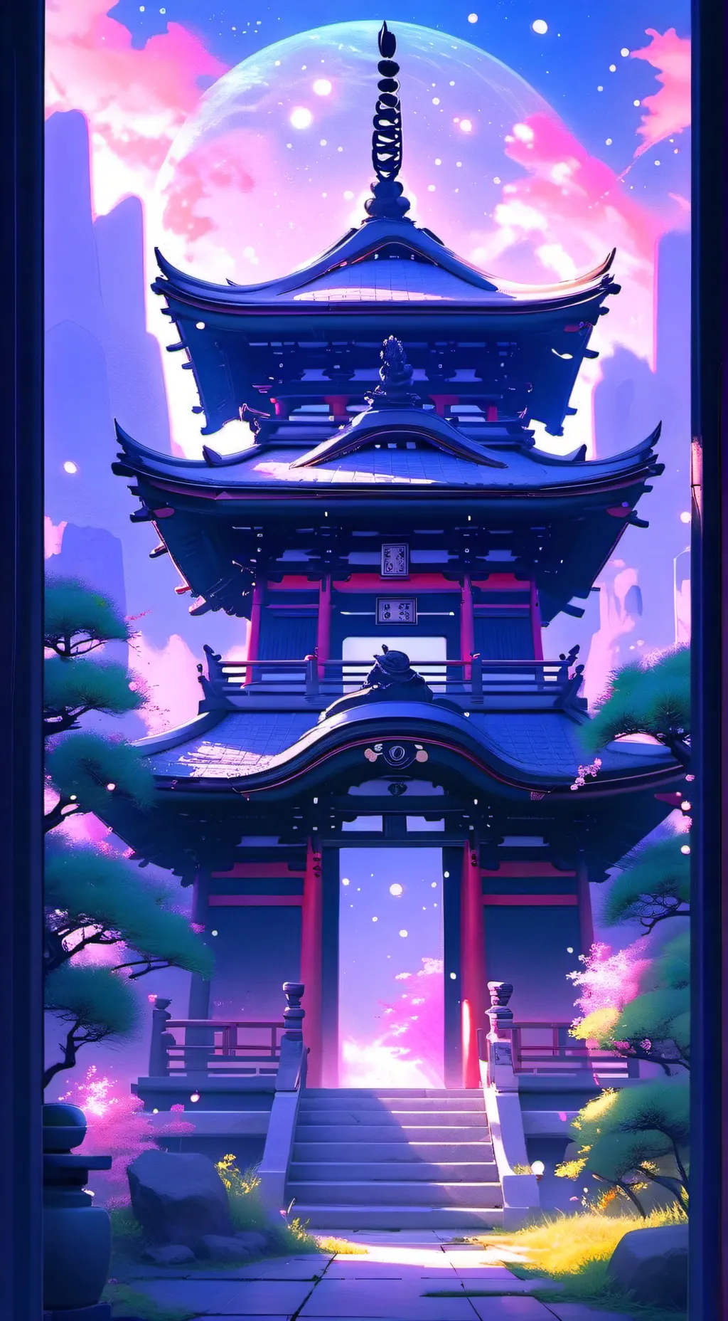 ai character: dan da dan life background