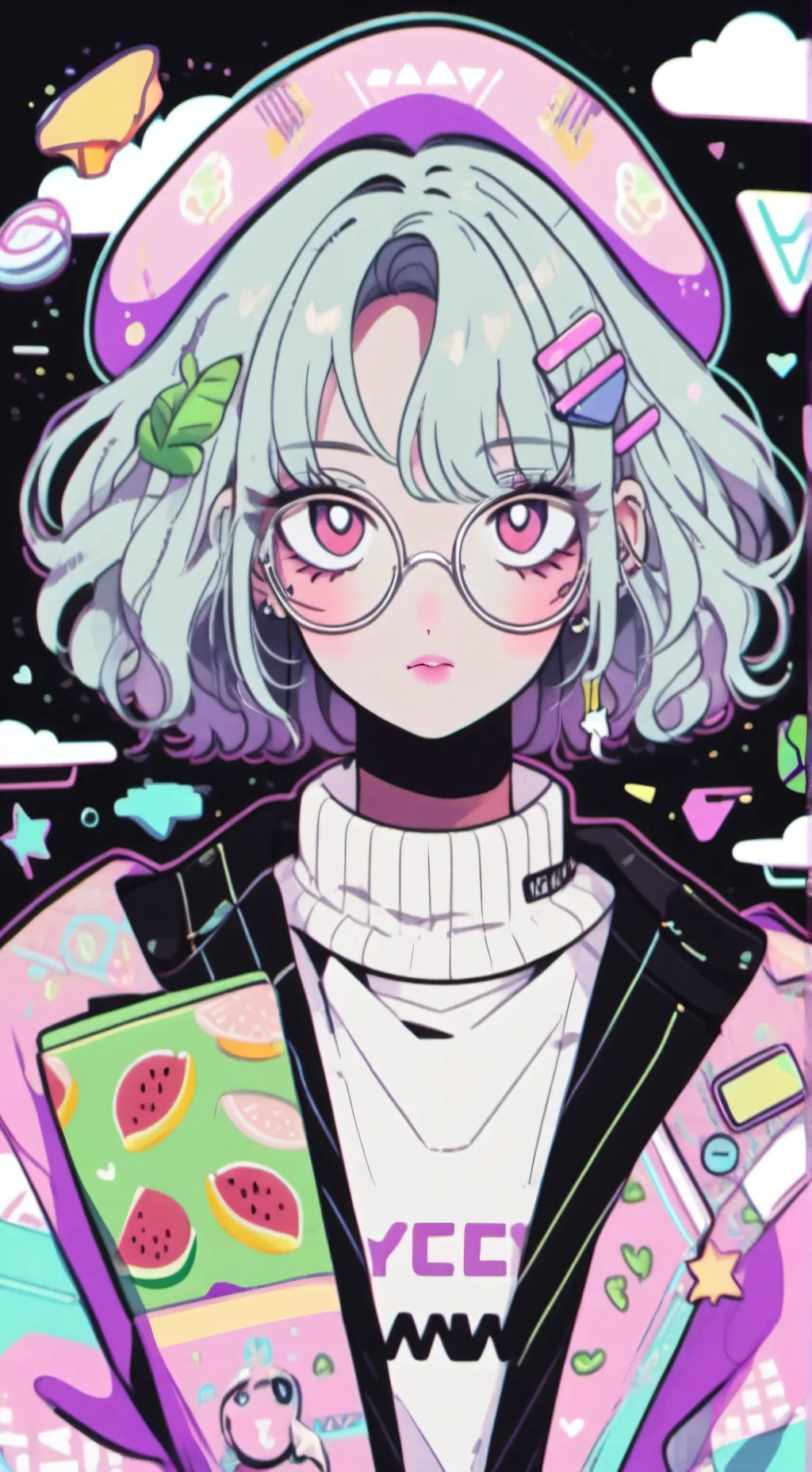 ai character: Dr. Taco Drop background