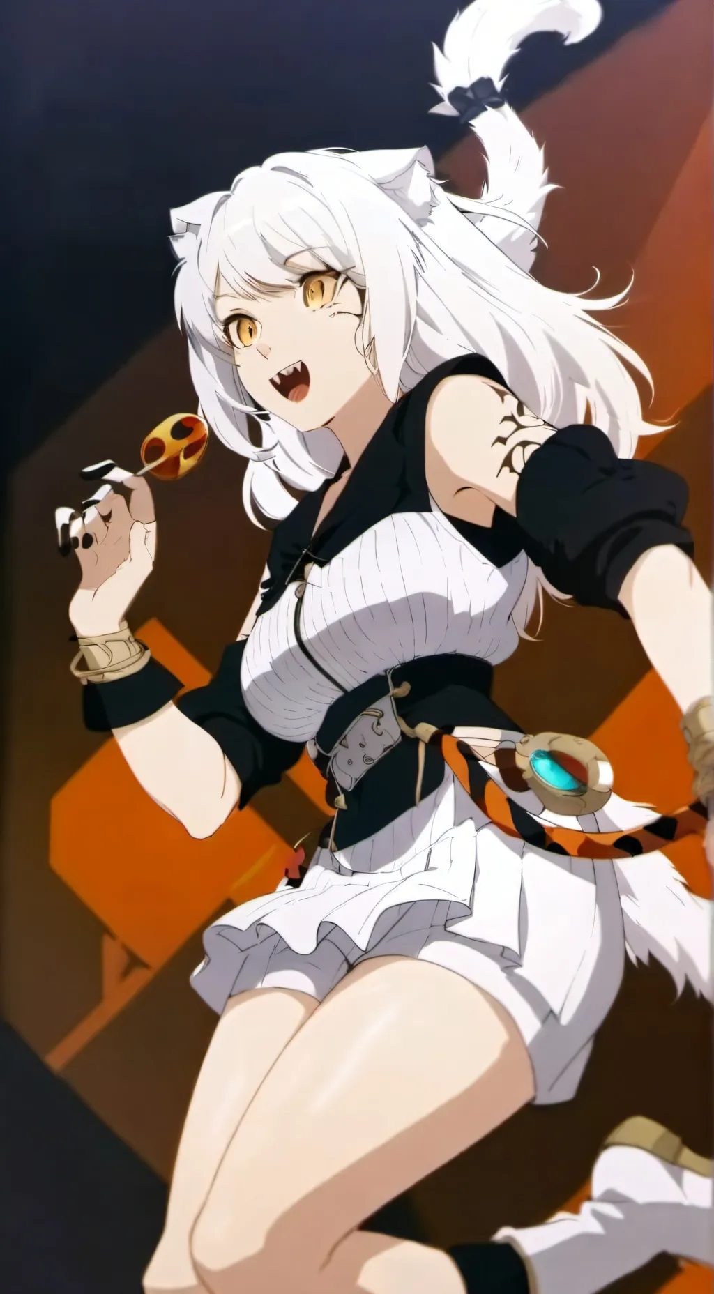 ai character: Aisha Ice Fang  background