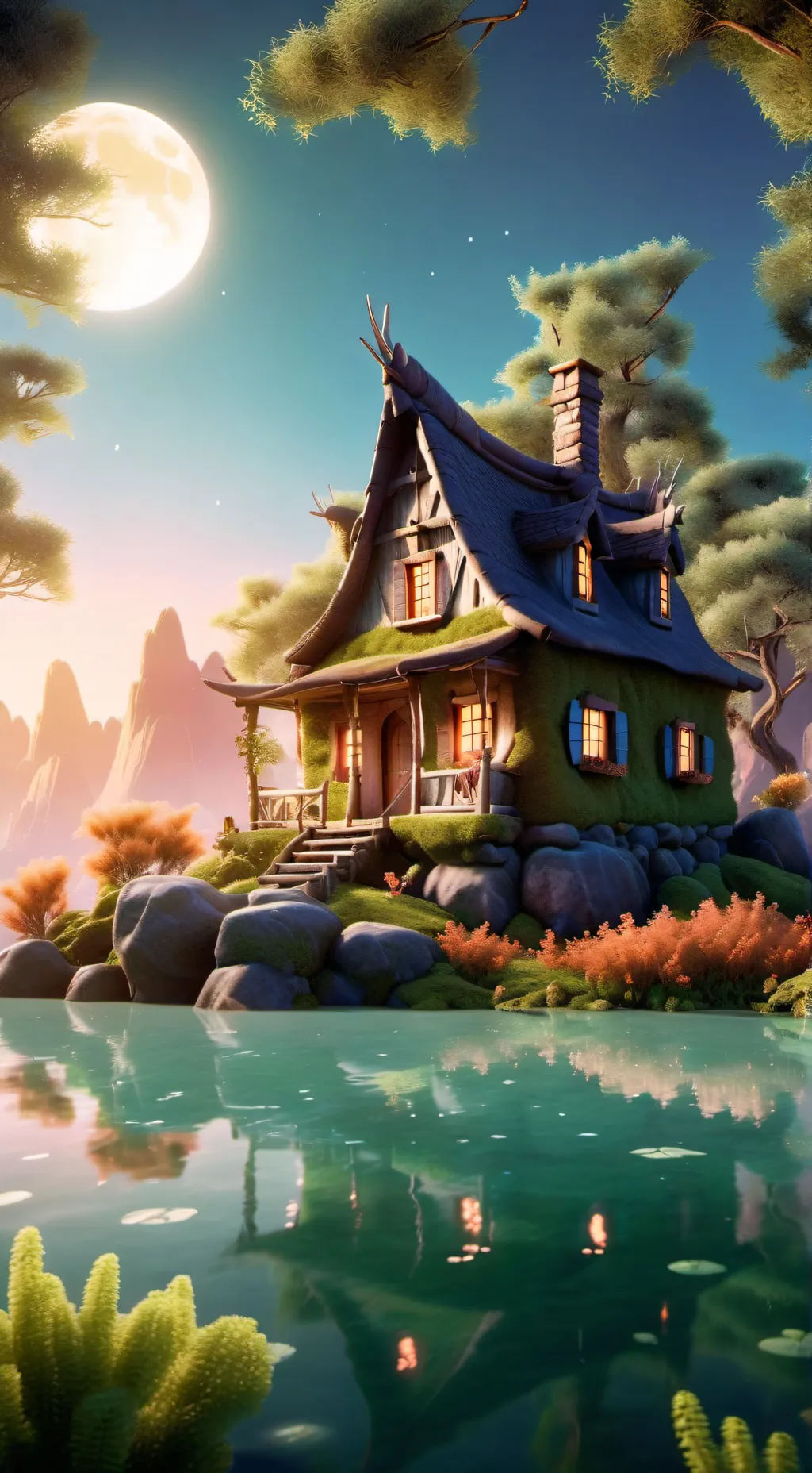 ai character: Weirdest July background