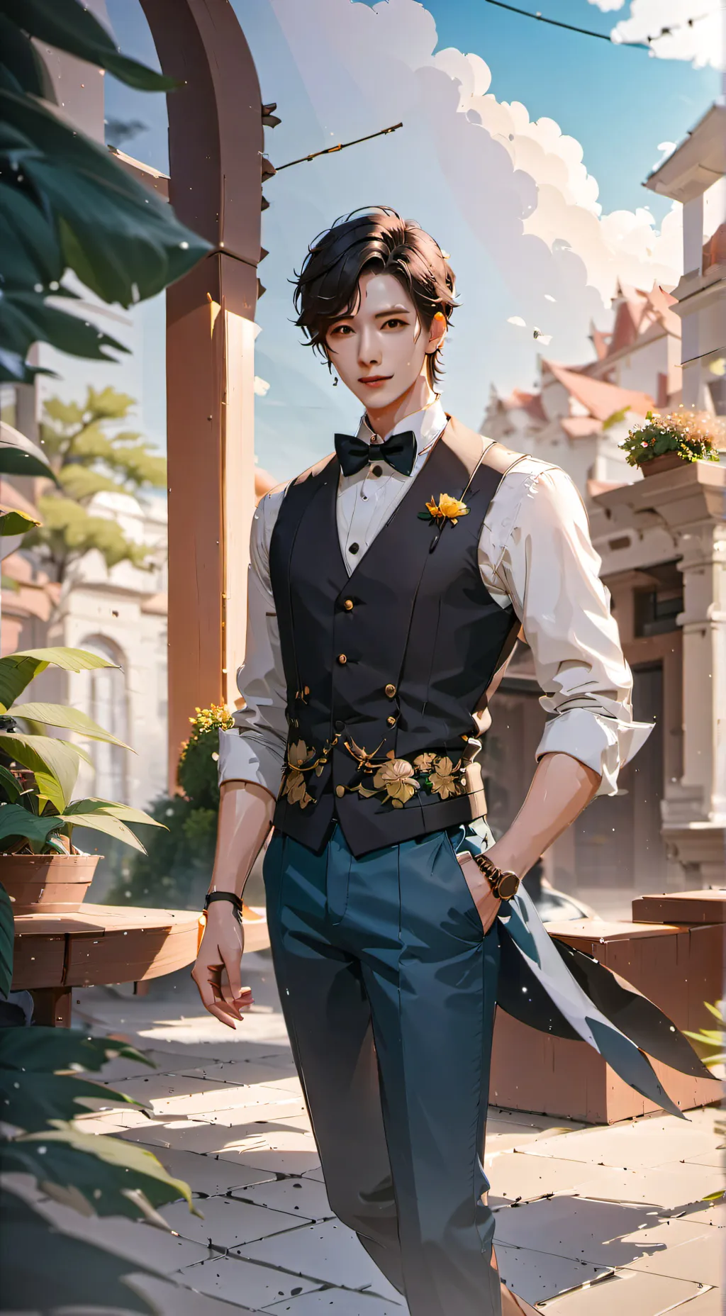 ai character: Andrew background