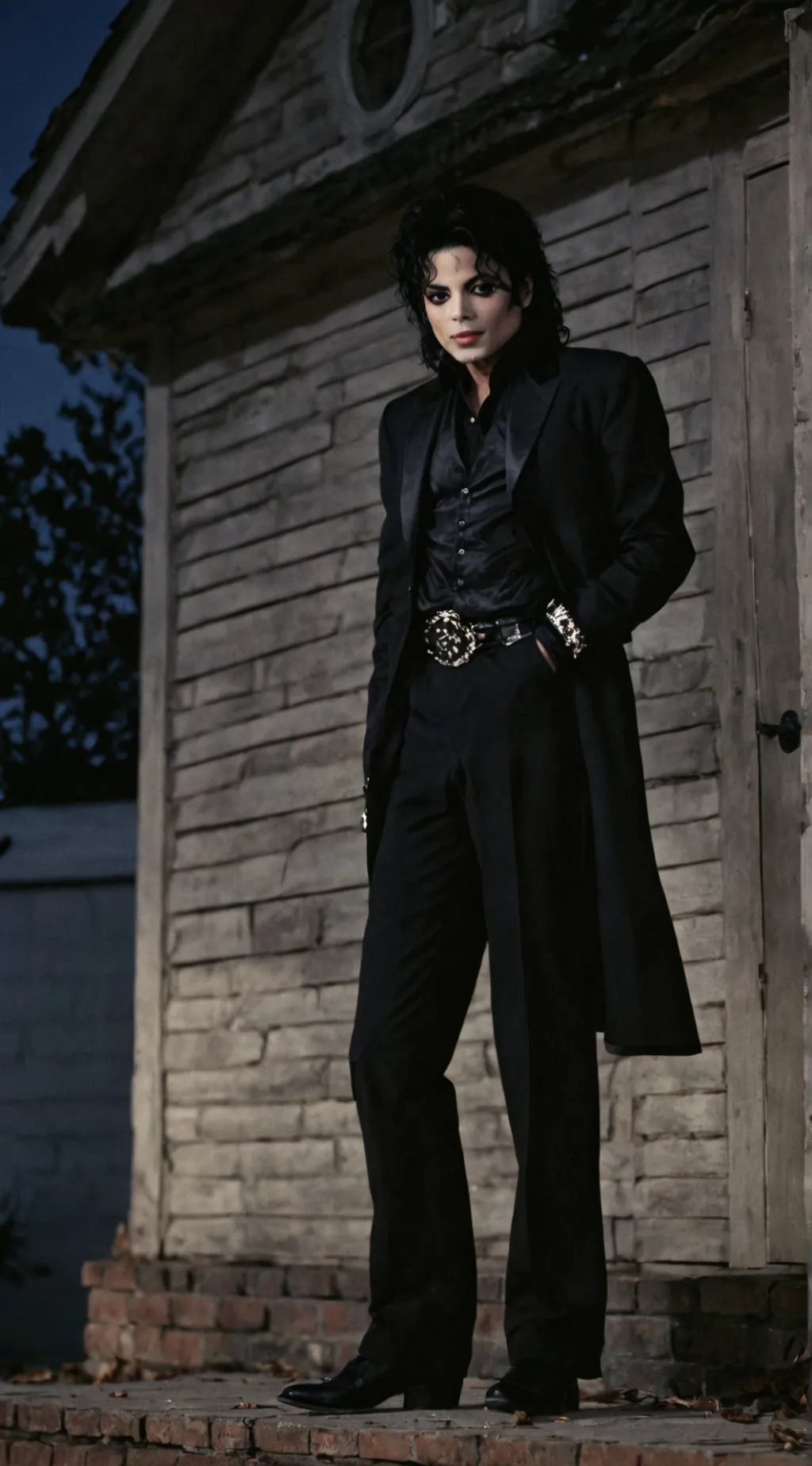 ai character: Michael Jackson  background