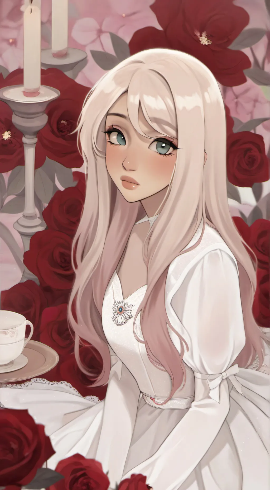 ai character: Sandra  background