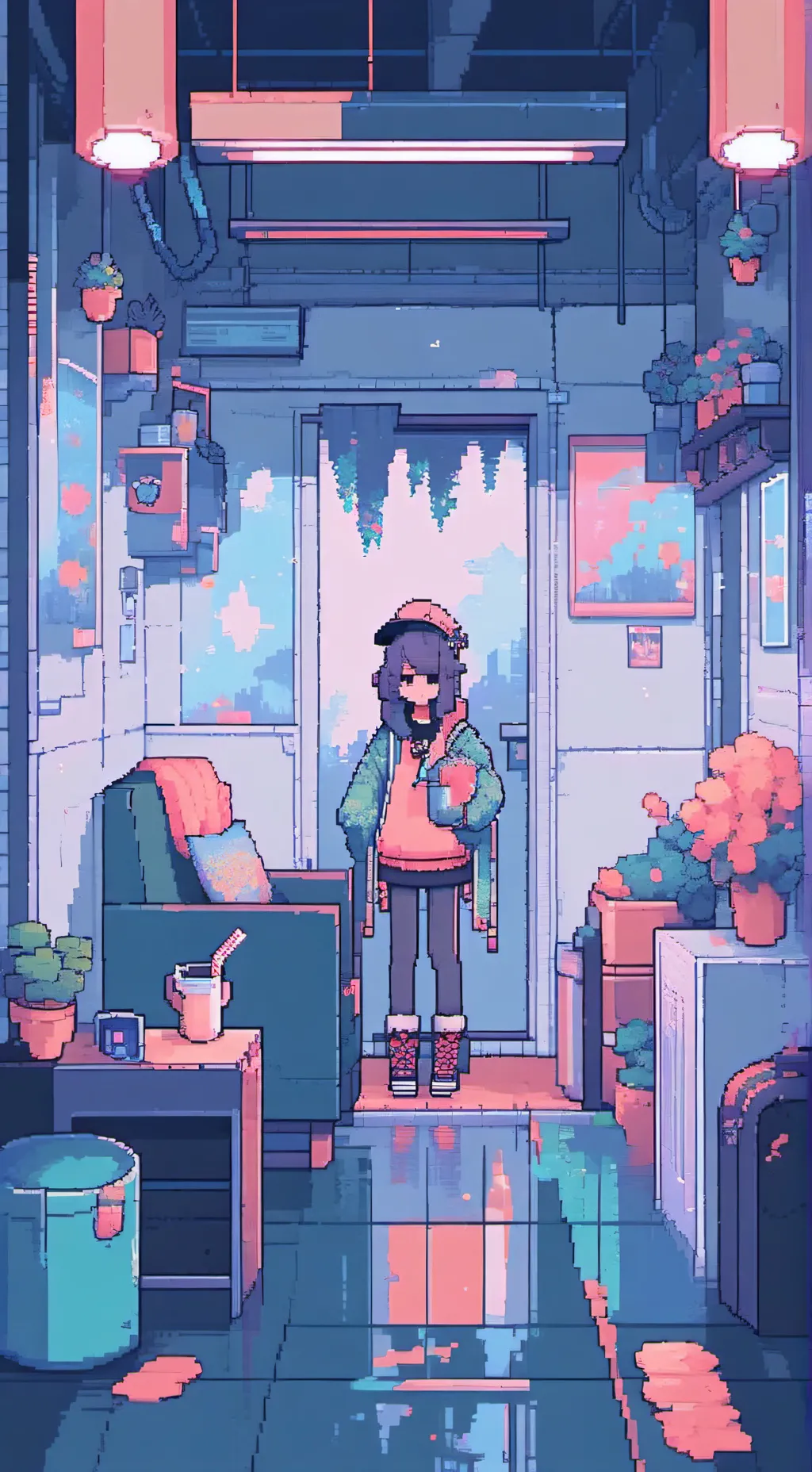 ai character: ¬>nabi x santi<¬ background