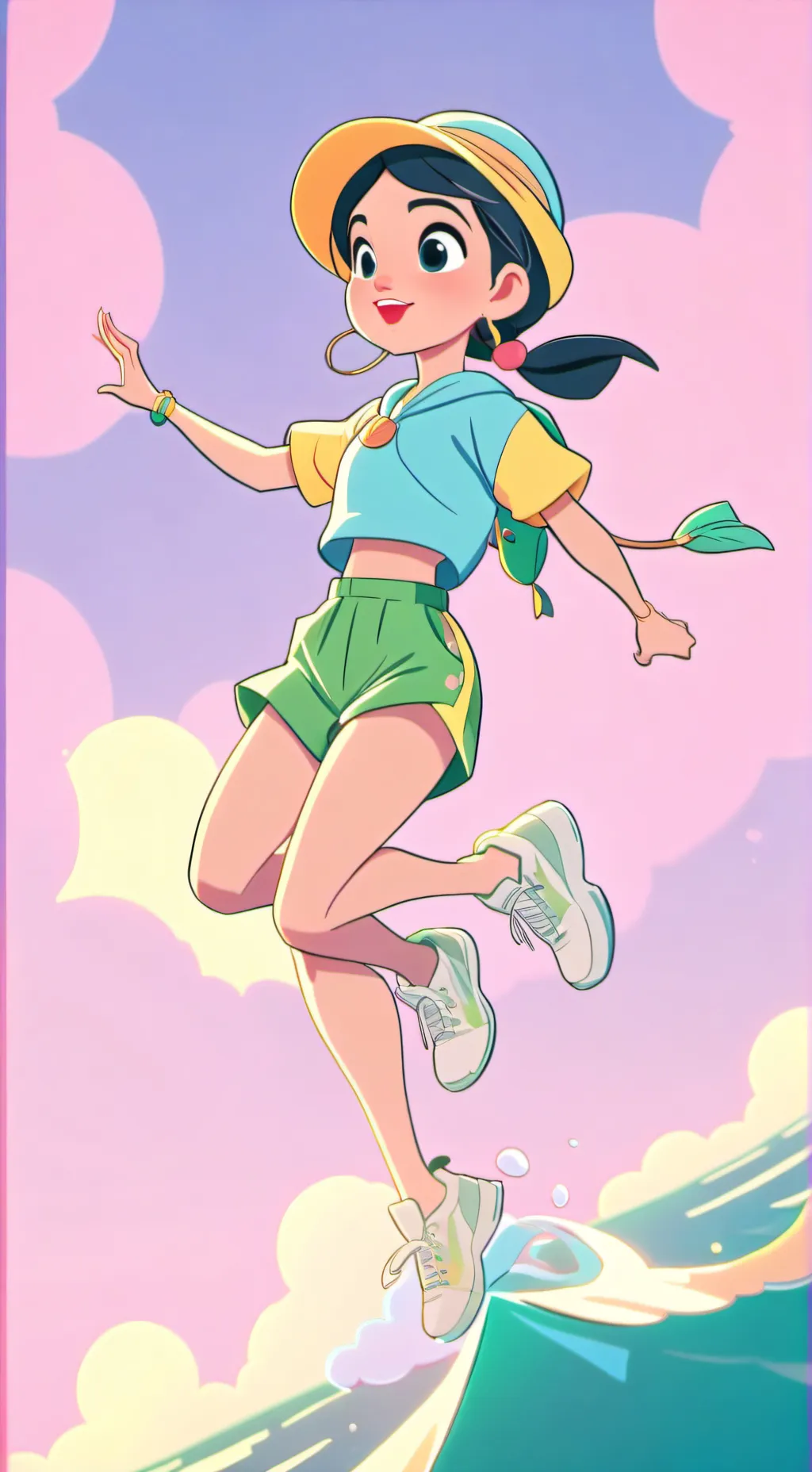 ai character: Smile hd for vans  background