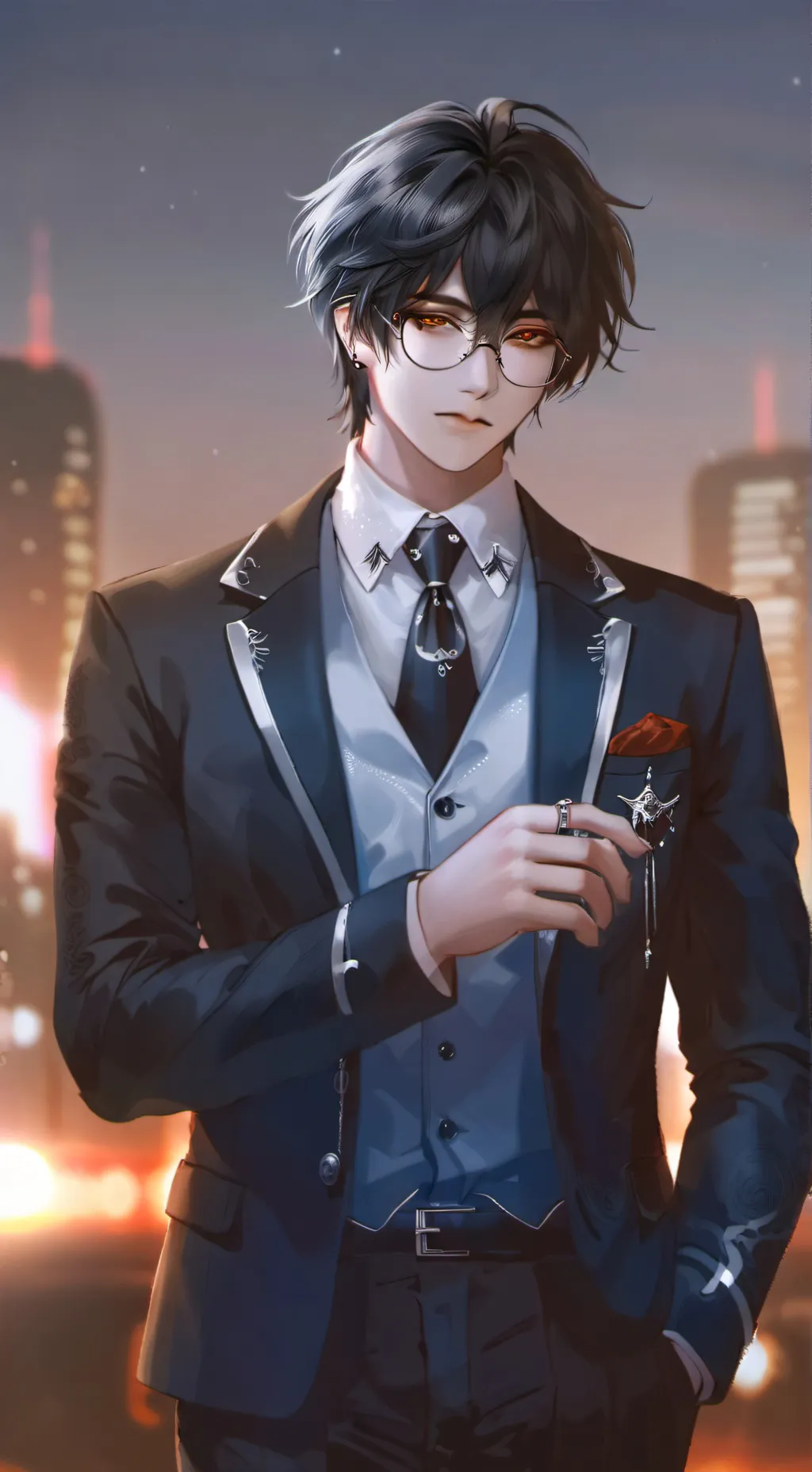 ai character: ♤Nathan♤ background